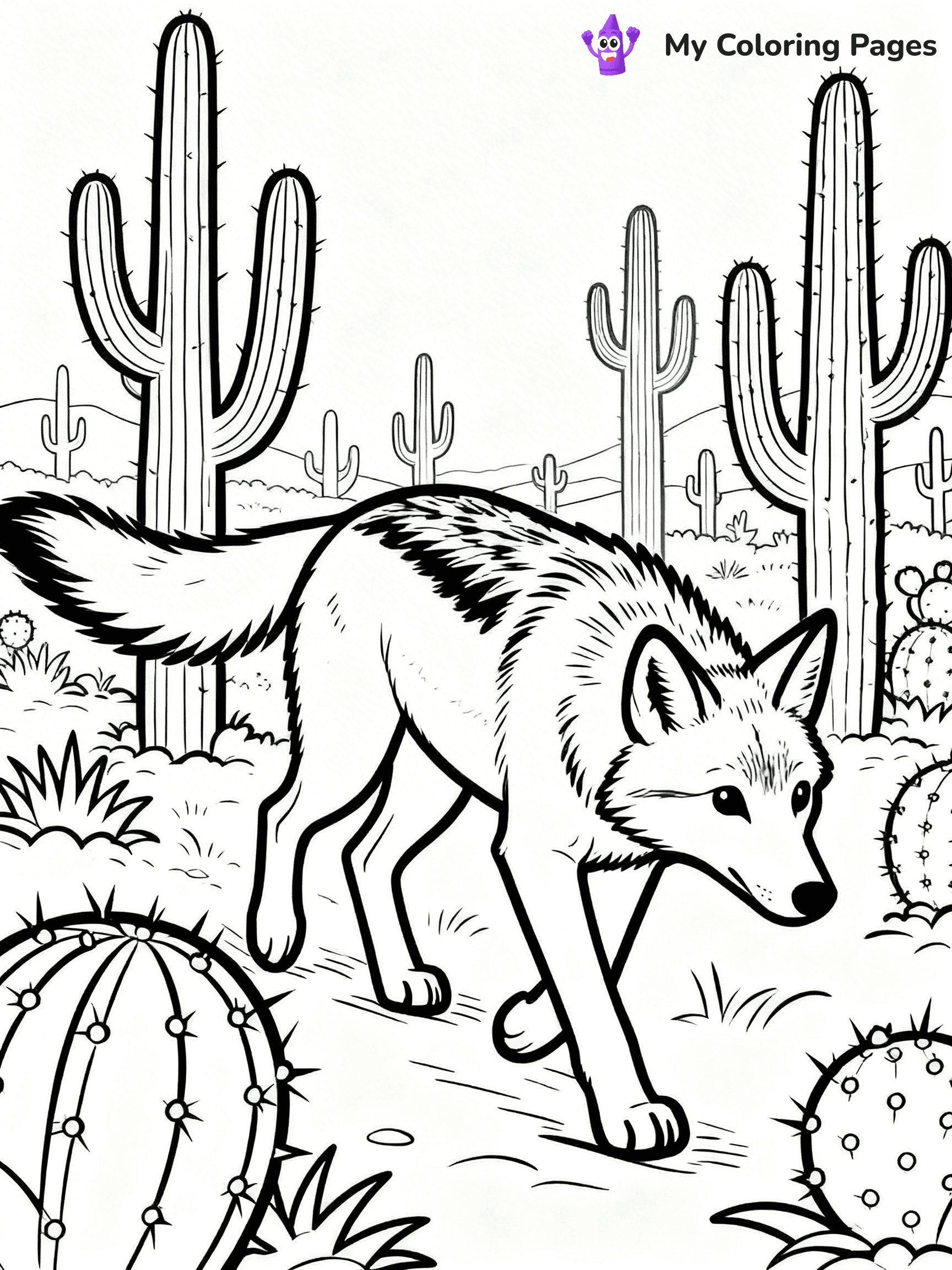 Desert Animal Coloring Pages - 45