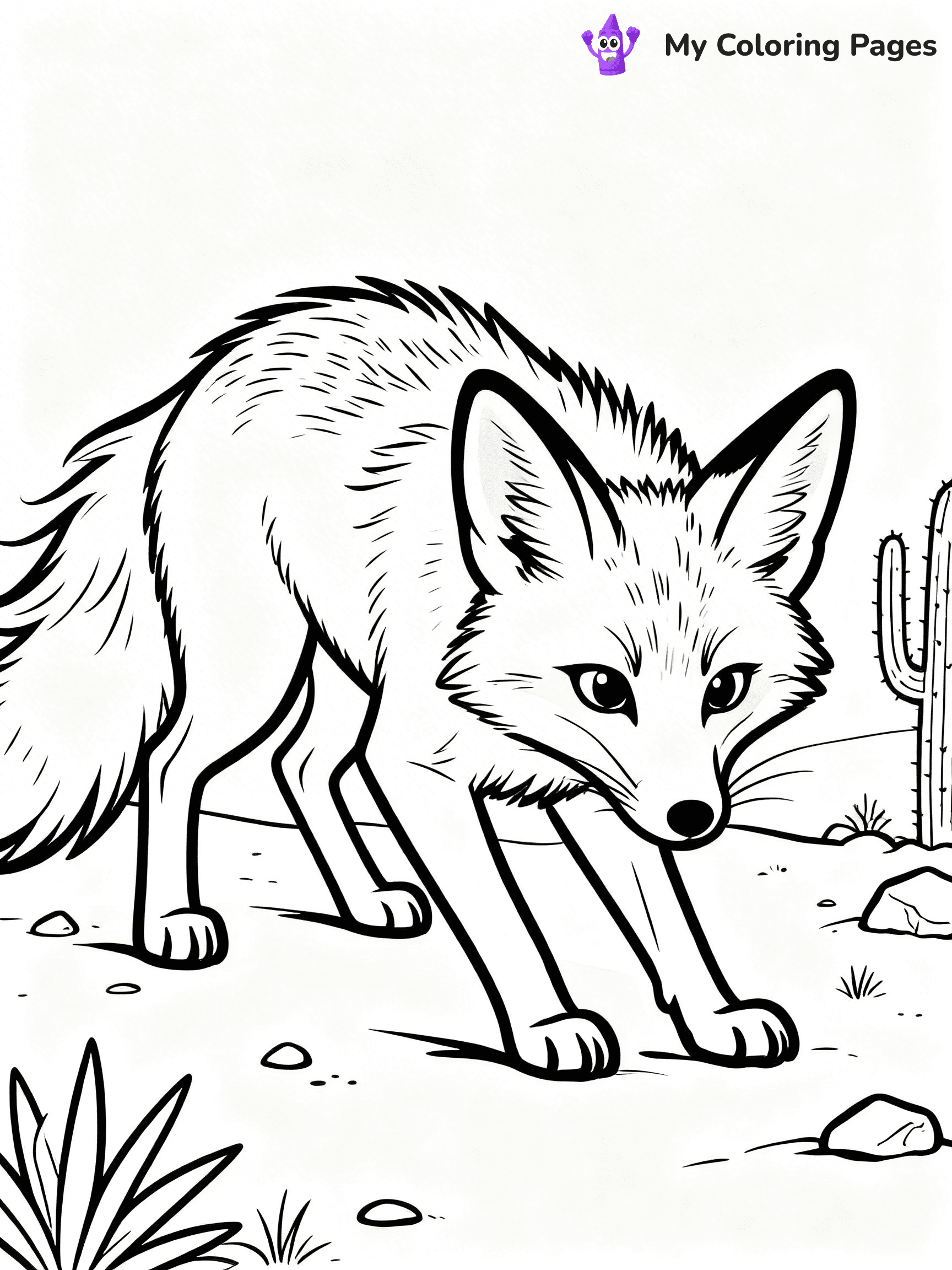Desert Animal Coloring Pages - 38