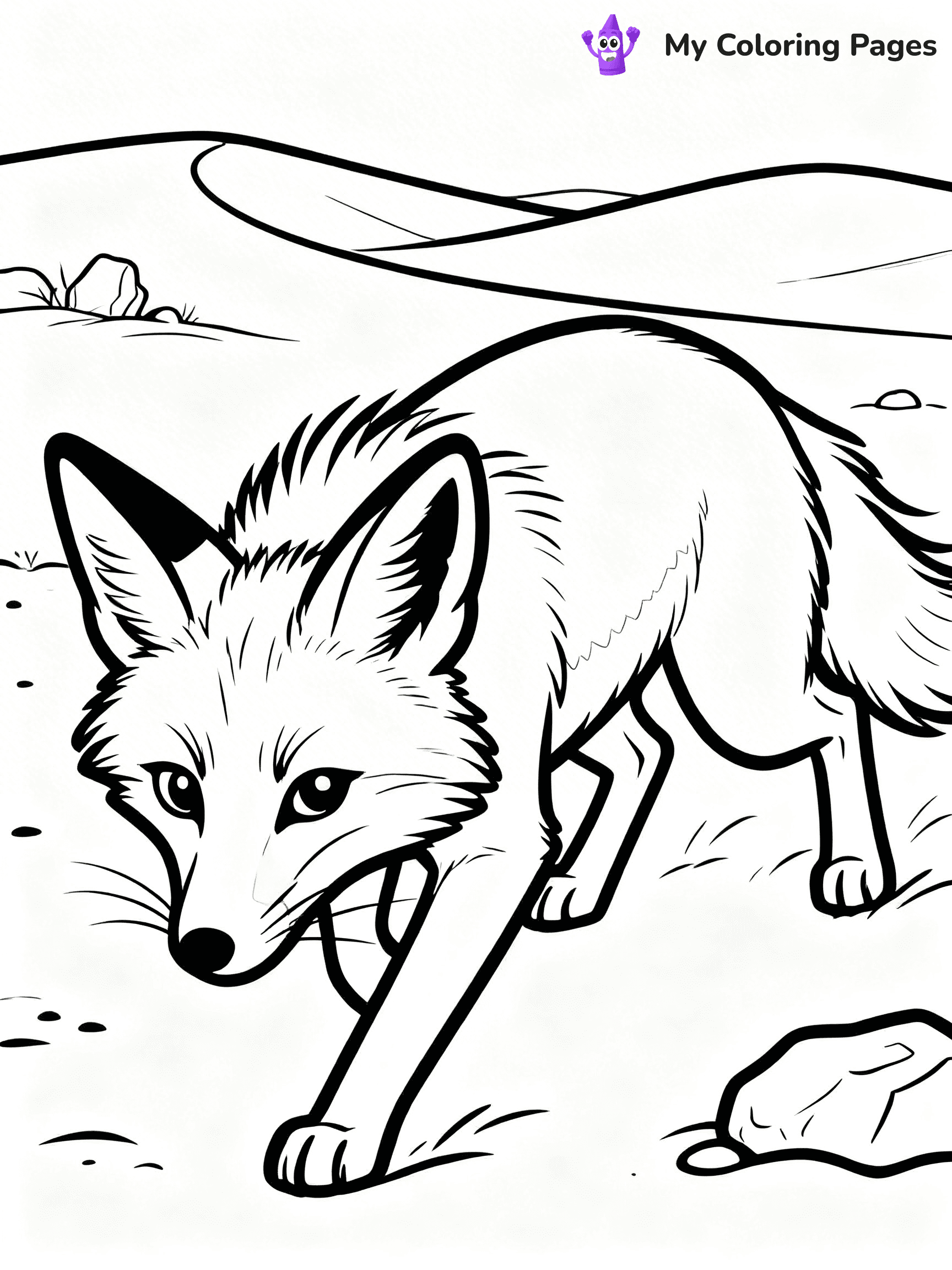 Desert Animal Coloring Pages - 37