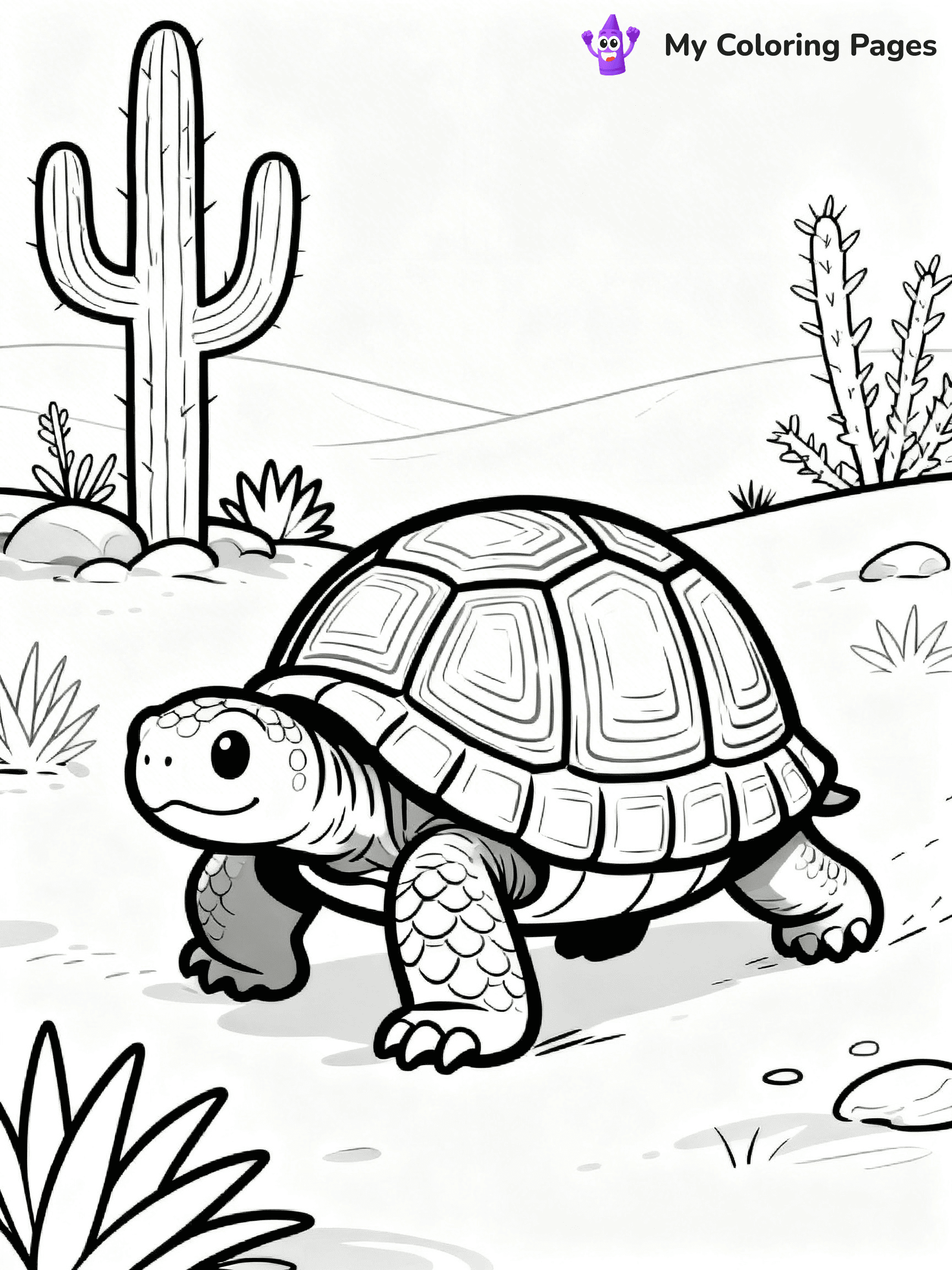 Desert Animal Coloring Pages - 27