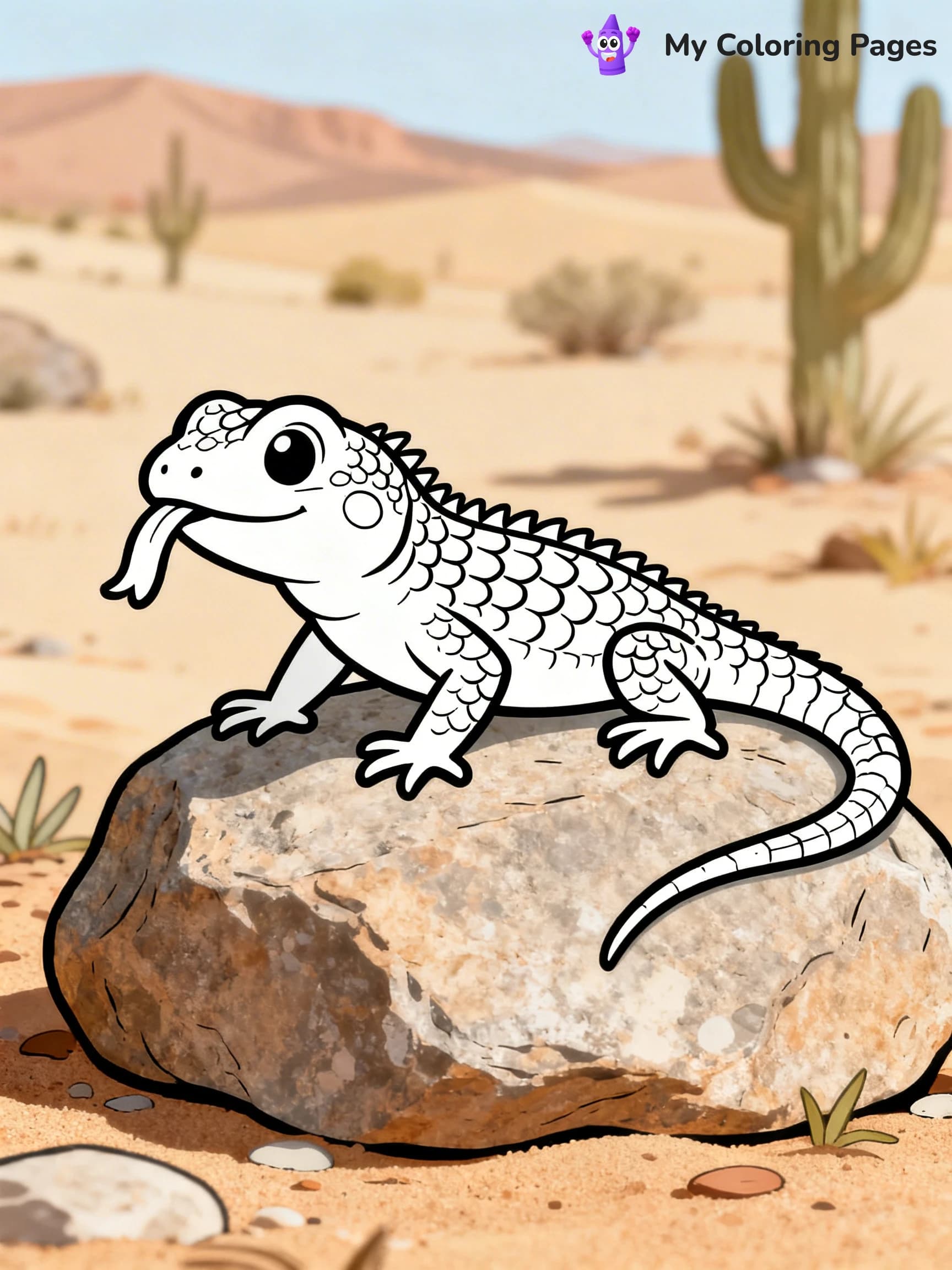 Desert Animal Coloring Pages - 16