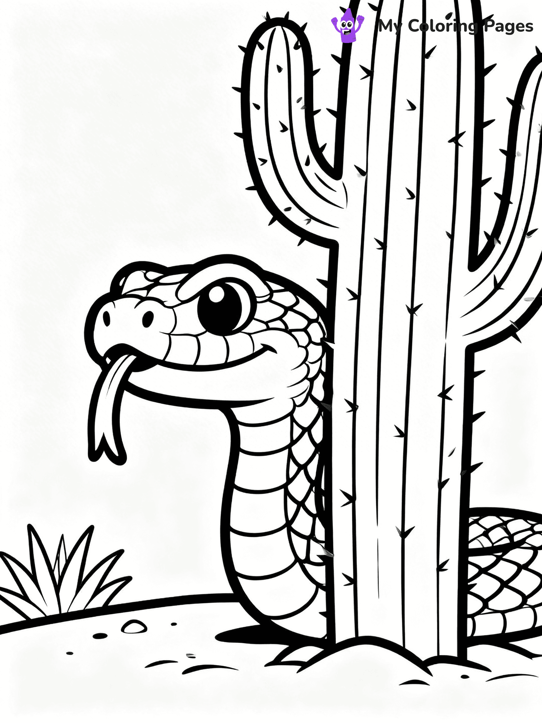 Desert Animal Coloring Pages - 5