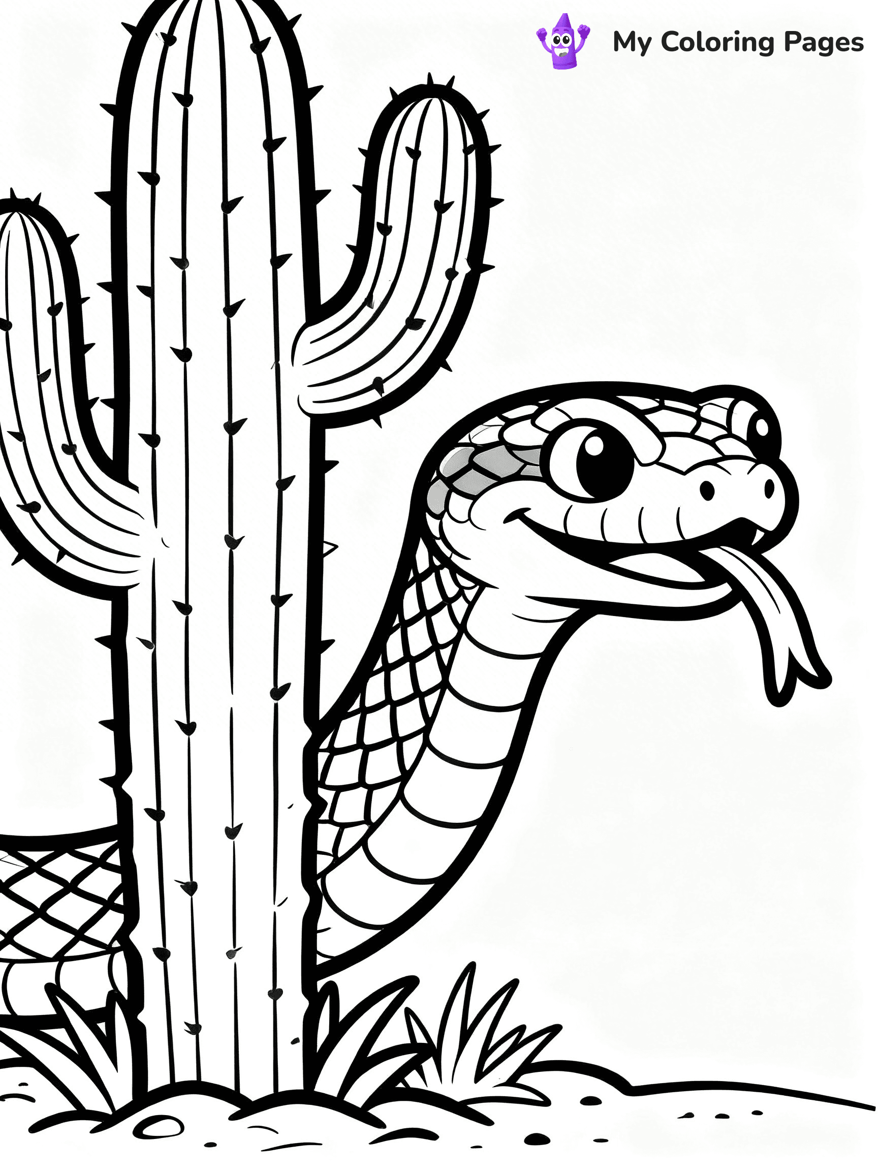Desert Animal Coloring Pages - 4