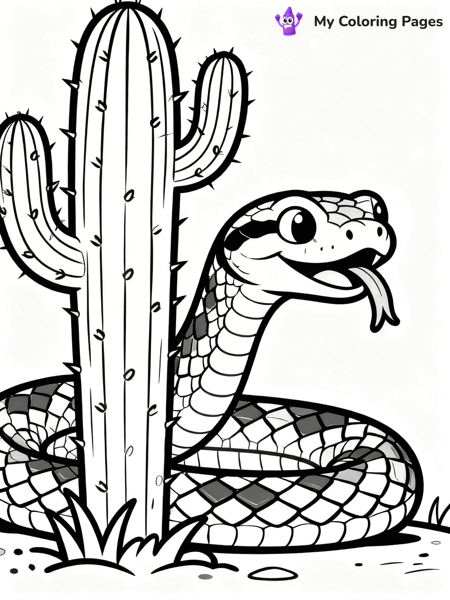 Desert Animal Coloring Pages - 2