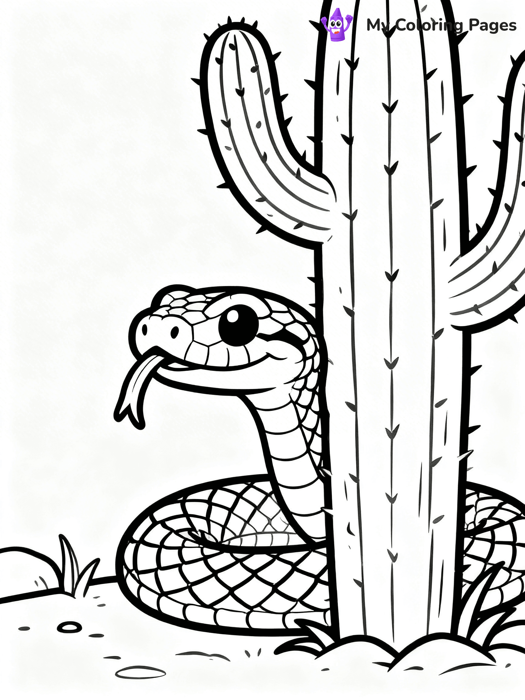 Desert Animal Coloring Pages - 1