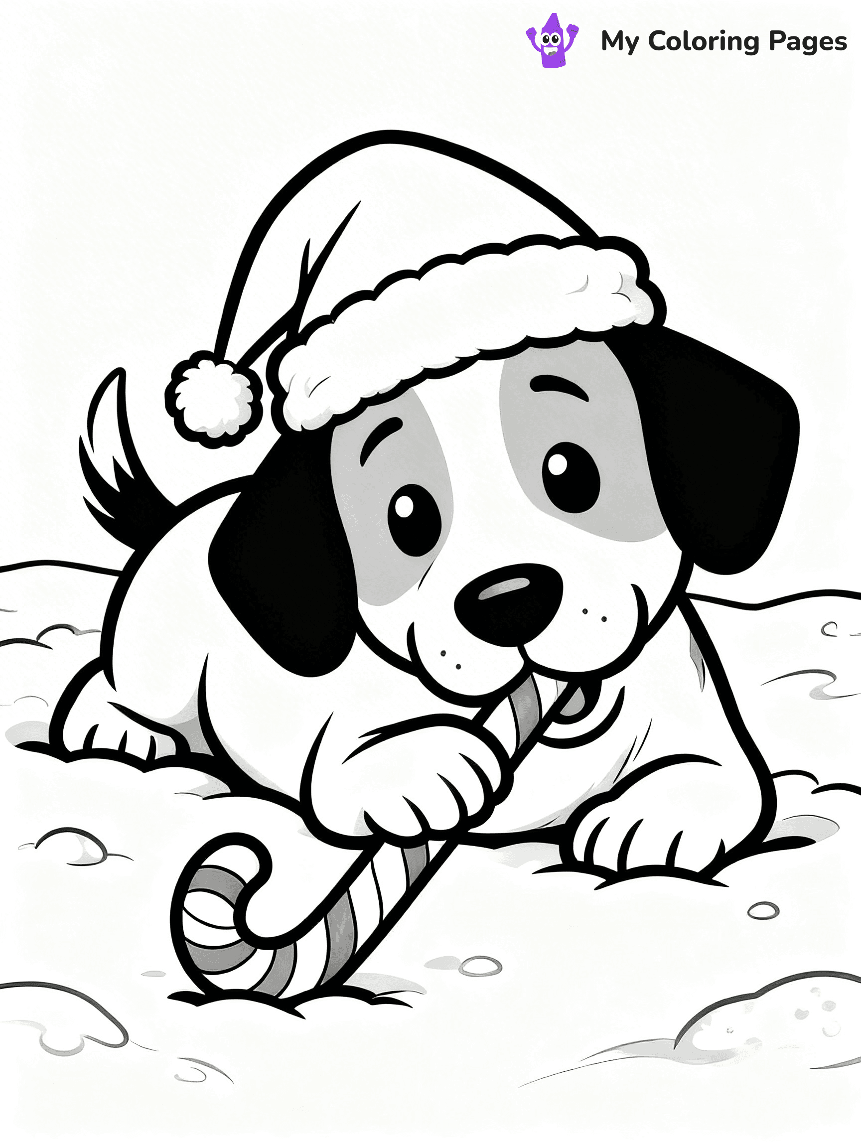 Animal Christmas Coloring Pages - 48
