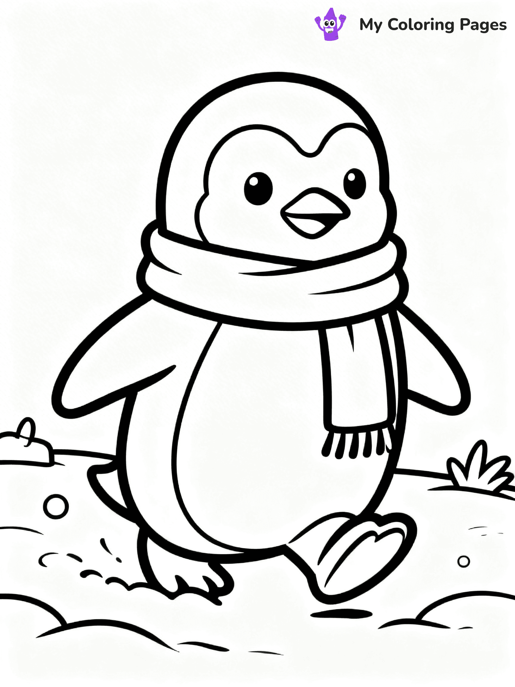 Animal Christmas Coloring Pages - 21