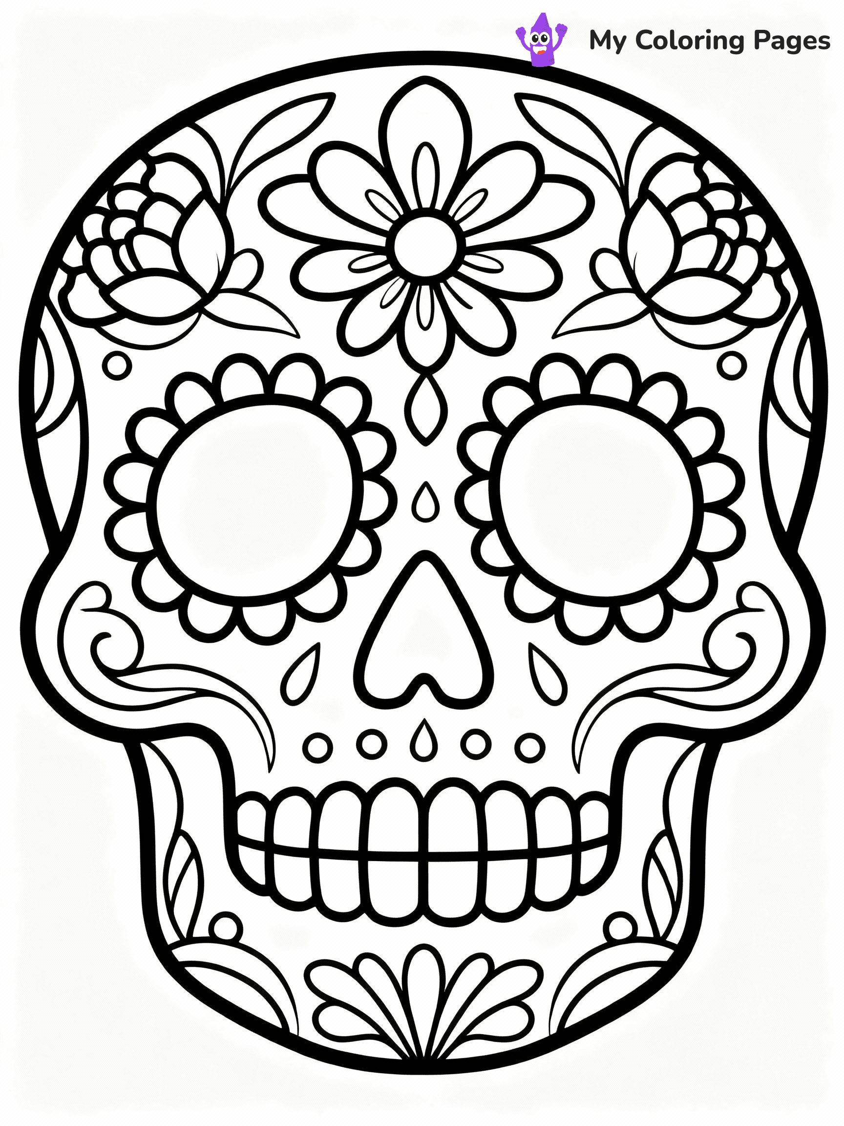 ⚠️ CRITICAL REQUIREMENT - ABSOLUTE BLACK AND WHITE ONLY ⚠️
This MUST be a BLACK AND WHITE line drawing ONLY. NO COLORS whatsoever.
- ONLY pure black lines (#000000) on pure white background (#FFFFFF)
- ABSOLUTELY NO colors, NO shading, NO gradients, NO grayscale
- If there are ANY colors in the output, the image is REJECTED
- This is a COLORING PAGE - meant to be COLORED IN by children
- The output must be UNCOLORED line art ready for coloring
⚠️ SUBJECT TO DRAW: Ornate sugar skull with floral designs, intricate patterns, symmetrical shapes, suitable for Day of the Dead theme
(REMEMBER: Output must be BLACK AND WHITE line art only, NOT colored!)
# COLORING PAGE: BLACK OUTLINES ONLY - WHITE BACKGROUND MANDATORY
Create a **coloring book page** using EXACTLY two values: black lines, white space.
## NON-NEGOTIABLE BINARY RULES
- **ONLY #000000 (black) and #FFFFFF (white)** - NO other values exist
- **EVERY PIXEL = BLACK OR WHITE** - no gray/shading/antialiasing
- **WHITE BACKGROUND MANDATORY** - entire canvas stays white
- **ALL SHAPES HOLLOW** - everything is empty outlines waiting to be colored
- **FORBIDDEN:** fills, shading, gradients, patterns, textures, colors
- **NO SOLID REGIONS** - if it's not a thin line, it's wrong
## Universal Line Standards
- Black outlines ONLY - thin, uniform weight
- Every shape completely empty inside
- Closed contours suitable for coloring
- Simple flat illustration - zero depth/3D/realism
- **Style:** Whimsical Doodle Art Alley - rounded, friendly outlines (unless specified)
## Everything = Outline Only
- Characters/animals: hollow shapes
- Objects/clothing: empty contours
- Backgrounds/scenery: line work only
- Natural elements: outlined forms
- Dark/night areas: don't exist (use outlined symbols)
- Textures/patterns: convert to simple lines
## The Test
Can a child color EVERY white space with crayons? If any area is pre-filled/shaded/gray or colored in, it FAILS. Every shape must be waiting to receive color.
**FINAL OUTPUT**: Binary coloring page. Black lines define shapes. White spaces ready for coloring. Nothing else exists. No exceptions. Print-ready.
⚠️ FINAL REMINDER: Draw the subject "Ornate sugar skull with floral designs, intricate patterns, symmetrical shapes, suitable for Day of the Dead theme" as BLACK AND WHITE line art. Zero colors in output.