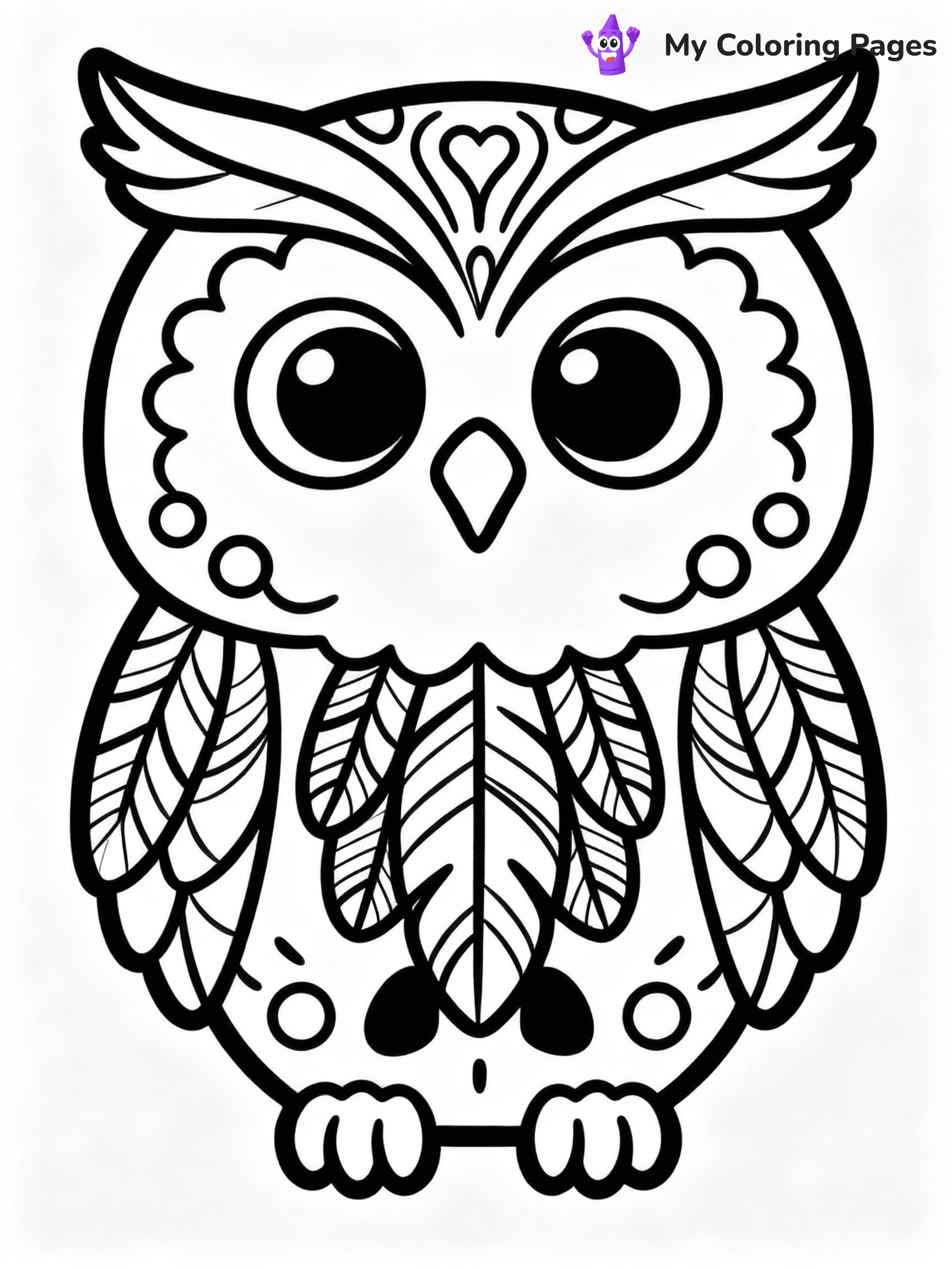 ⚠️ CRITICAL REQUIREMENT - ABSOLUTE BLACK AND WHITE ONLY ⚠️
This MUST be a BLACK AND WHITE line drawing ONLY. NO COLORS whatsoever.
- ONLY pure black lines (#000000) on pure white background (#FFFFFF)
- ABSOLUTELY NO colors, NO shading, NO gradients, NO grayscale
- If there are ANY colors in the output, the image is REJECTED
- This is a COLORING PAGE - meant to be COLORED IN by children
- The output must be UNCOLORED line art ready for coloring
⚠️ SUBJECT TO DRAW: Animal-themed sugar skull featuring a detailed owl, large eyes, feathers incorporated into the design, whimsical style
(REMEMBER: Output must be BLACK AND WHITE line art only, NOT colored!)
# COLORING PAGE: BLACK OUTLINES ONLY - WHITE BACKGROUND MANDATORY
Create a **coloring book page** using EXACTLY two values: black lines, white space.
## NON-NEGOTIABLE BINARY RULES
- **ONLY #000000 (black) and #FFFFFF (white)** - NO other values exist
- **EVERY PIXEL = BLACK OR WHITE** - no gray/shading/antialiasing
- **WHITE BACKGROUND MANDATORY** - entire canvas stays white
- **ALL SHAPES HOLLOW** - everything is empty outlines waiting to be colored
- **FORBIDDEN:** fills, shading, gradients, patterns, textures, colors
- **NO SOLID REGIONS** - if it's not a thin line, it's wrong
## Universal Line Standards
- Black outlines ONLY - thin, uniform weight
- Every shape completely empty inside
- Closed contours suitable for coloring
- Simple flat illustration - zero depth/3D/realism
- **Style:** Whimsical Doodle Art Alley - rounded, friendly outlines (unless specified)
## Everything = Outline Only
- Characters/animals: hollow shapes
- Objects/clothing: empty contours
- Backgrounds/scenery: line work only
- Natural elements: outlined forms
- Dark/night areas: don't exist (use outlined symbols)
- Textures/patterns: convert to simple lines
## The Test
Can a child color EVERY white space with crayons? If any area is pre-filled/shaded/gray or colored in, it FAILS. Every shape must be waiting to receive color.
**FINAL OUTPUT**: Binary coloring page. Black lines define shapes. White spaces ready for coloring. Nothing else exists. No exceptions. Print-ready.
⚠️ FINAL REMINDER: Draw the subject "Animal-themed sugar skull featuring a detailed owl, large eyes, feathers incorporated into the design, whimsical style" as BLACK AND WHITE line art. Zero colors in output.