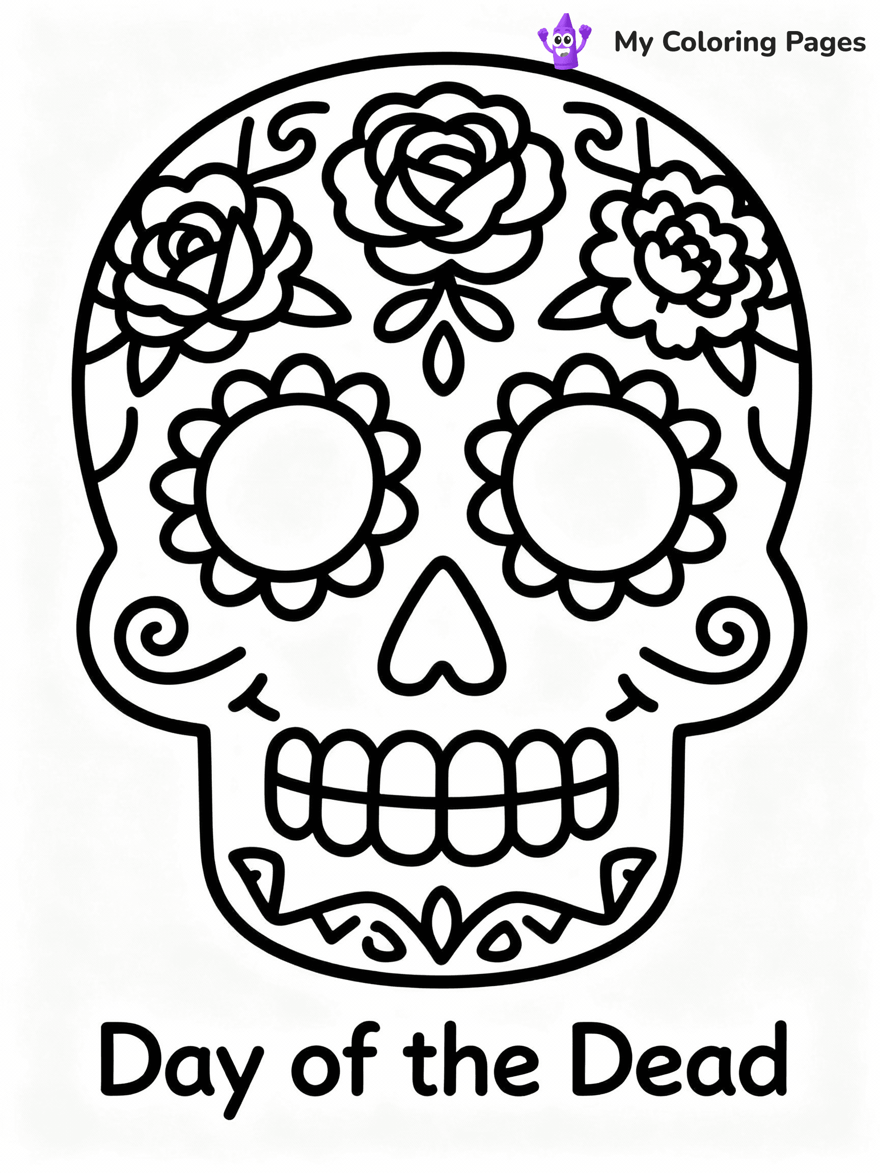 ⚠️ CRITICAL REQUIREMENT - ABSOLUTE BLACK AND WHITE ONLY ⚠️
This MUST be a BLACK AND WHITE line drawing ONLY. NO COLORS whatsoever.
- ONLY pure black lines (#000000) on pure white background (#FFFFFF)
- ABSOLUTELY NO colors, NO shading, NO gradients, NO grayscale
- If there are ANY colors in the output, the image is REJECTED
- This is a COLORING PAGE - meant to be COLORED IN by children
- The output must be UNCOLORED line art ready for coloring
⚠️ SUBJECT TO DRAW: Traditional sugar skull with decorative elements, vibrant flowers and swirls, emphasizing the Day of the Dead celebration
(REMEMBER: Output must be BLACK AND WHITE line art only, NOT colored!)
# COLORING PAGE: BLACK OUTLINES ONLY - WHITE BACKGROUND MANDATORY
Create a **coloring book page** using EXACTLY two values: black lines, white space.
## NON-NEGOTIABLE BINARY RULES
- **ONLY #000000 (black) and #FFFFFF (white)** - NO other values exist
- **EVERY PIXEL = BLACK OR WHITE** - no gray/shading/antialiasing
- **WHITE BACKGROUND MANDATORY** - entire canvas stays white
- **ALL SHAPES HOLLOW** - everything is empty outlines waiting to be colored
- **FORBIDDEN:** fills, shading, gradients, patterns, textures, colors
- **NO SOLID REGIONS** - if it's not a thin line, it's wrong
## Universal Line Standards
- Black outlines ONLY - thin, uniform weight
- Every shape completely empty inside
- Closed contours suitable for coloring
- Simple flat illustration - zero depth/3D/realism
- **Style:** Whimsical Doodle Art Alley - rounded, friendly outlines (unless specified)
## Everything = Outline Only
- Characters/animals: hollow shapes
- Objects/clothing: empty contours
- Backgrounds/scenery: line work only
- Natural elements: outlined forms
- Dark/night areas: don't exist (use outlined symbols)
- Textures/patterns: convert to simple lines
## The Test
Can a child color EVERY white space with crayons? If any area is pre-filled/shaded/gray or colored in, it FAILS. Every shape must be waiting to receive color.
**FINAL OUTPUT**: Binary coloring page. Black lines define shapes. White spaces ready for coloring. Nothing else exists. No exceptions. Print-ready.
⚠️ FINAL REMINDER: Draw the subject "Traditional sugar skull with decorative elements, vibrant flowers and swirls, emphasizing the Day of the Dead celebration" as BLACK AND WHITE line art. Zero colors in output.
