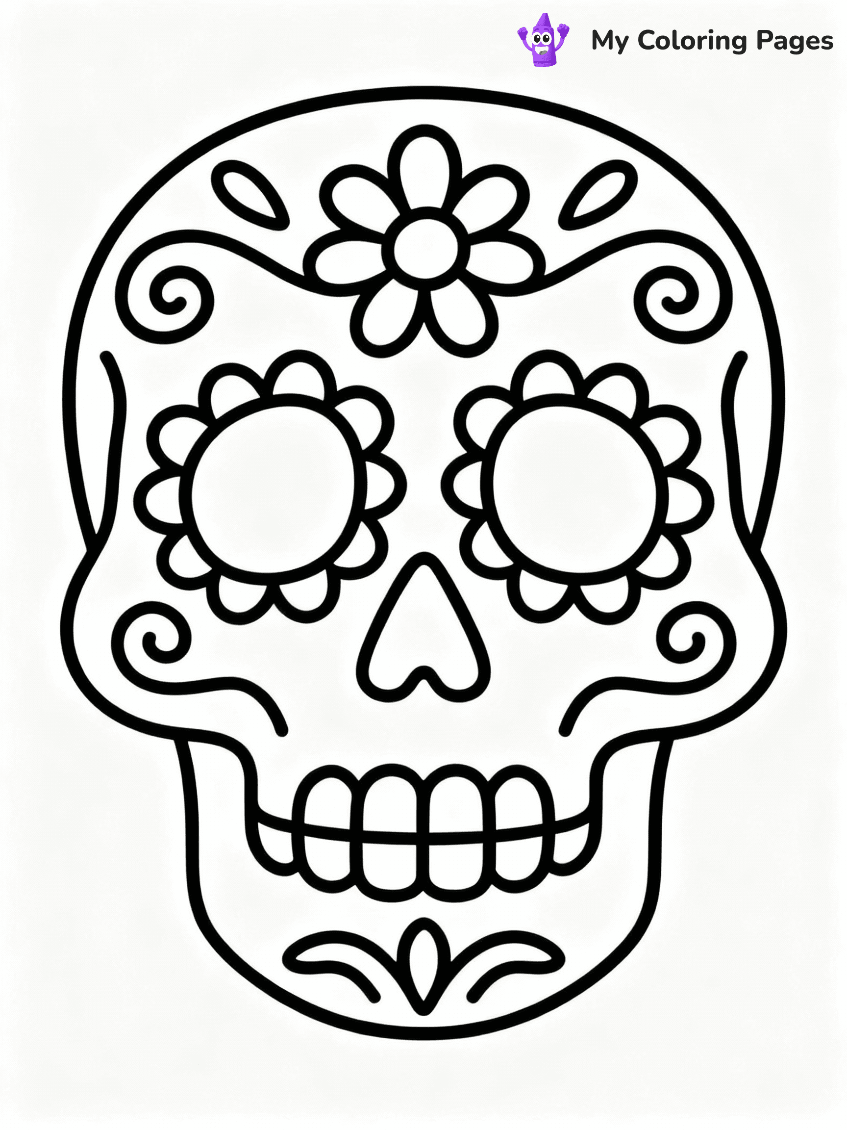 ⚠️ CRITICAL REQUIREMENT - ABSOLUTE BLACK AND WHITE ONLY ⚠️
This MUST be a BLACK AND WHITE line drawing ONLY. NO COLORS whatsoever.
- ONLY pure black lines (#000000) on pure white background (#FFFFFF)
- ABSOLUTELY NO colors, NO shading, NO gradients, NO grayscale
- If there are ANY colors in the output, the image is REJECTED
- This is a COLORING PAGE - meant to be COLORED IN by children
- The output must be UNCOLORED line art ready for coloring
⚠️ SUBJECT TO DRAW: Traditional sugar skull with decorative elements, vibrant flowers and swirls, emphasizing the Day of the Dead celebration
(REMEMBER: Output must be BLACK AND WHITE line art only, NOT colored!)
# COLORING PAGE: BLACK OUTLINES ONLY - WHITE BACKGROUND MANDATORY
Create a **coloring book page** using EXACTLY two values: black lines, white space.
## NON-NEGOTIABLE BINARY RULES
- **ONLY #000000 (black) and #FFFFFF (white)** - NO other values exist
- **EVERY PIXEL = BLACK OR WHITE** - no gray/shading/antialiasing
- **WHITE BACKGROUND MANDATORY** - entire canvas stays white
- **ALL SHAPES HOLLOW** - everything is empty outlines waiting to be colored
- **FORBIDDEN:** fills, shading, gradients, patterns, textures, colors
- **NO SOLID REGIONS** - if it's not a thin line, it's wrong
## Universal Line Standards
- Black outlines ONLY - thin, uniform weight
- Every shape completely empty inside
- Closed contours suitable for coloring
- Simple flat illustration - zero depth/3D/realism
- **Style:** Whimsical Doodle Art Alley - rounded, friendly outlines (unless specified)
## Everything = Outline Only
- Characters/animals: hollow shapes
- Objects/clothing: empty contours
- Backgrounds/scenery: line work only
- Natural elements: outlined forms
- Dark/night areas: don't exist (use outlined symbols)
- Textures/patterns: convert to simple lines
## The Test
Can a child color EVERY white space with crayons? If any area is pre-filled/shaded/gray or colored in, it FAILS. Every shape must be waiting to receive color.
**FINAL OUTPUT**: Binary coloring page. Black lines define shapes. White spaces ready for coloring. Nothing else exists. No exceptions. Print-ready.
⚠️ FINAL REMINDER: Draw the subject "Traditional sugar skull with decorative elements, vibrant flowers and swirls, emphasizing the Day of the Dead celebration" as BLACK AND WHITE line art. Zero colors in output.