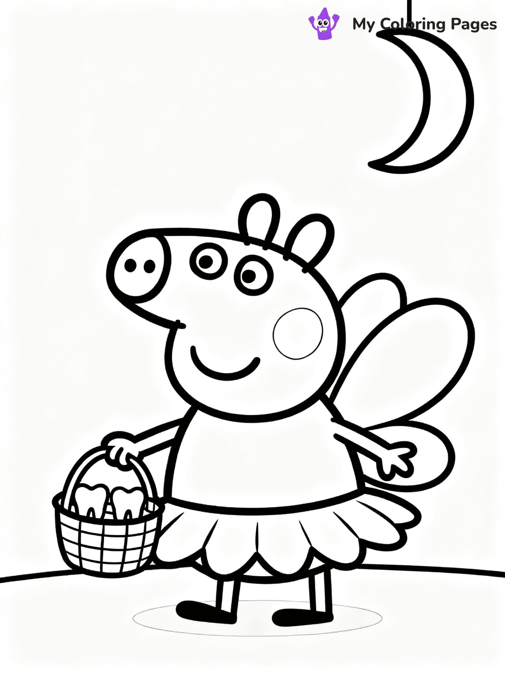 Tooth Fairy Coloring Pages - 4