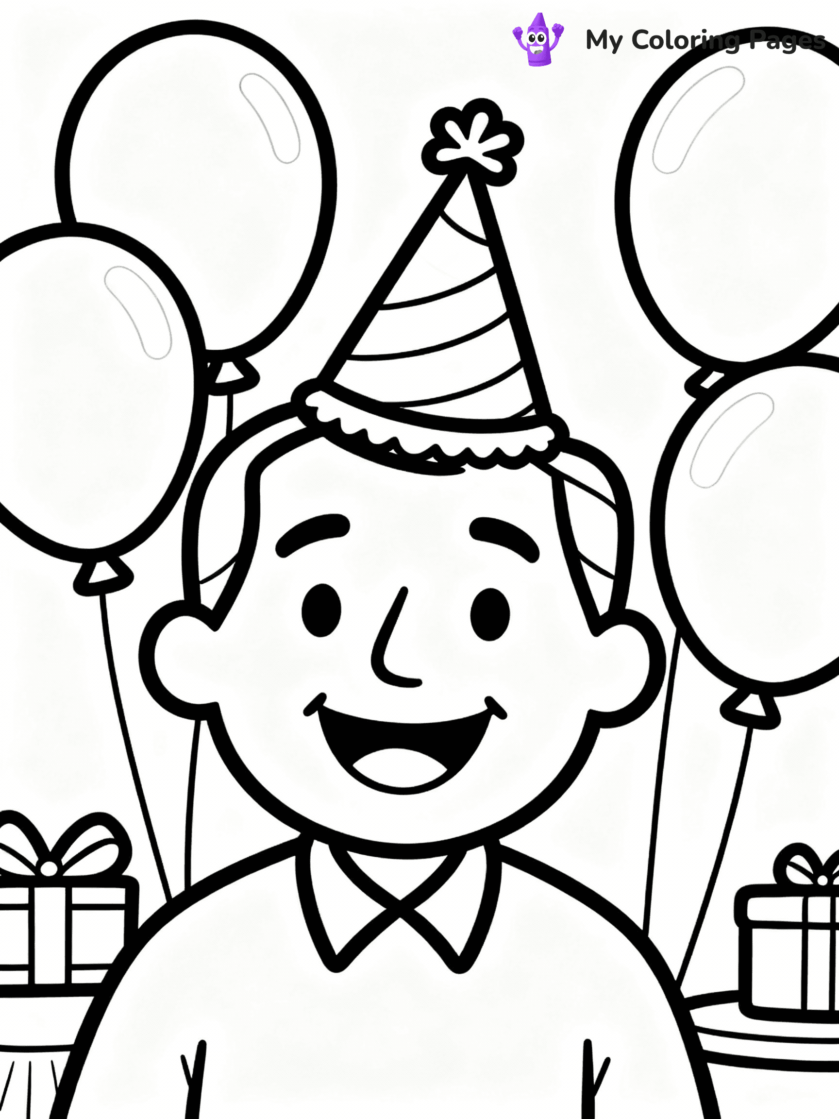 Happy Birthday Dad Coloring Pages - 4