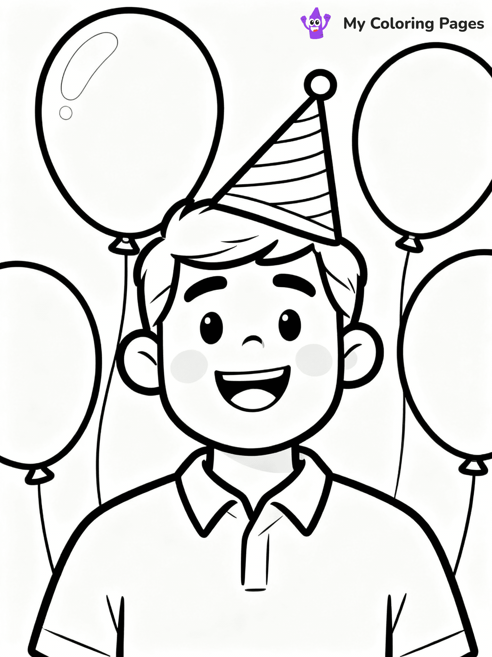 Happy Birthday Dad Coloring Pages - 1