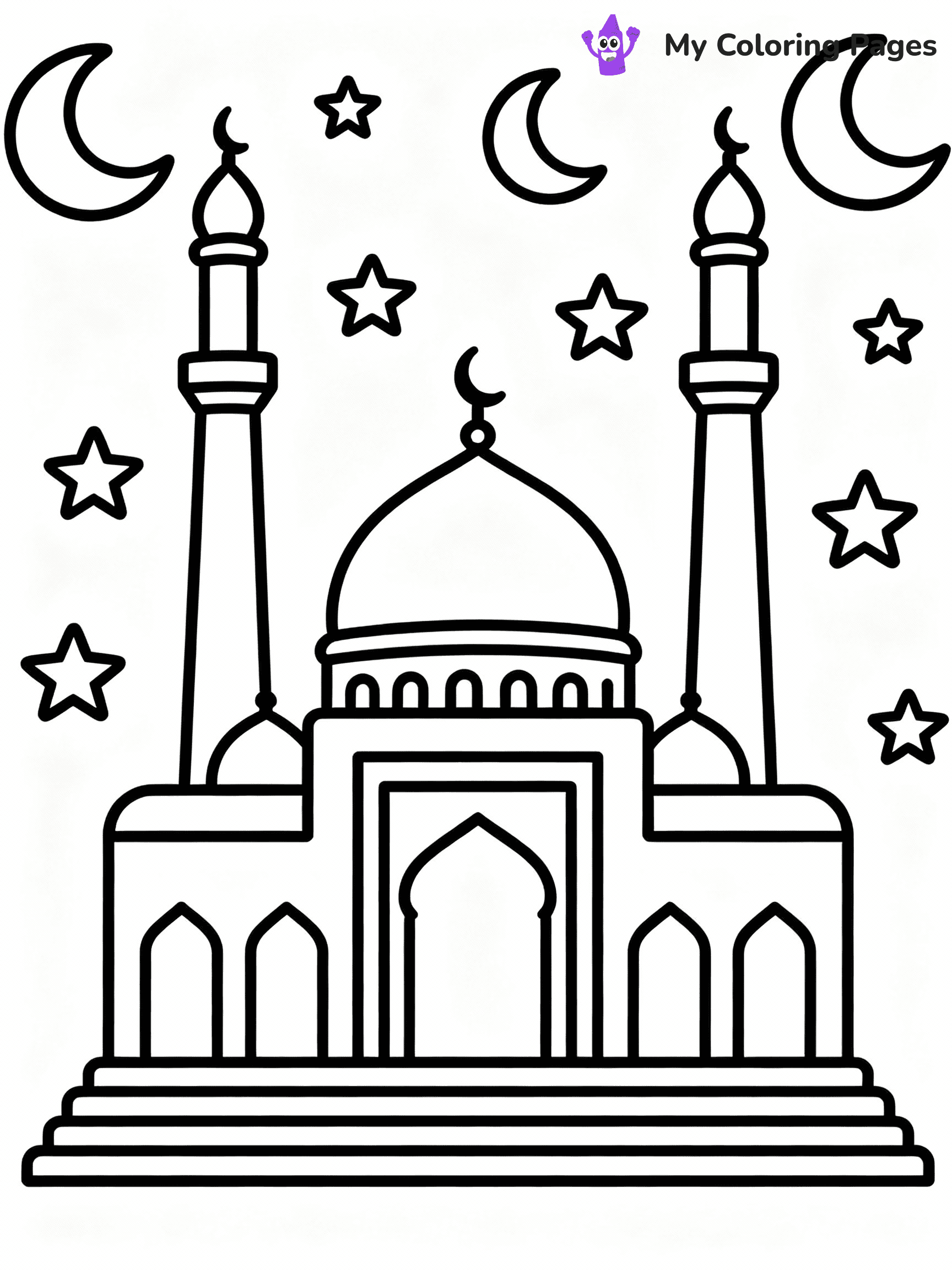 Islamic Coloring Pages - 59