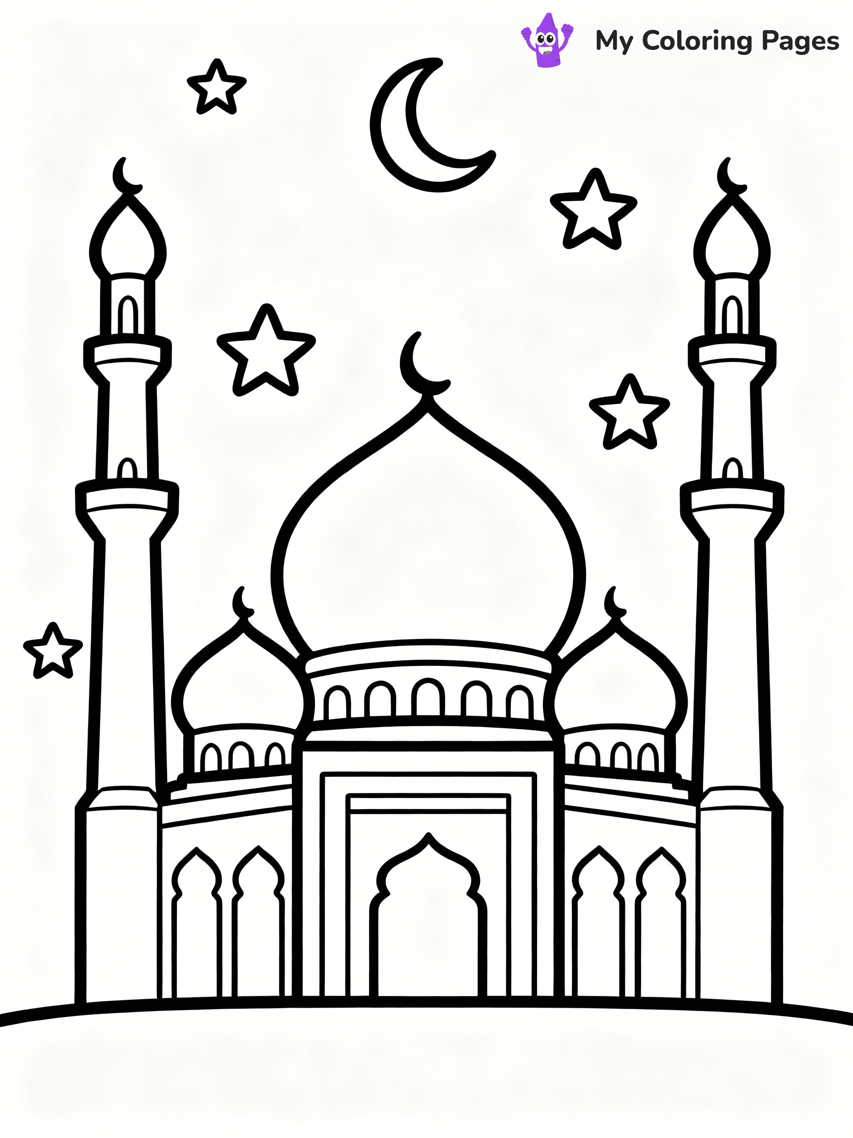 Islamic Coloring Pages - 58