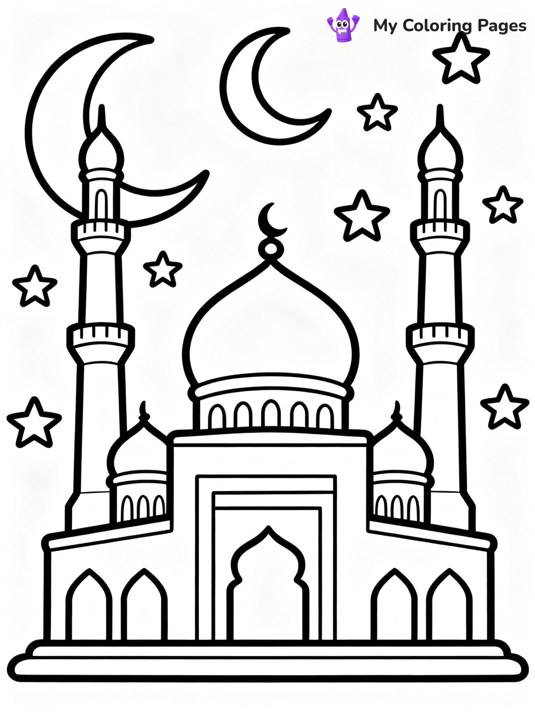 Islamic Coloring Pages - 55