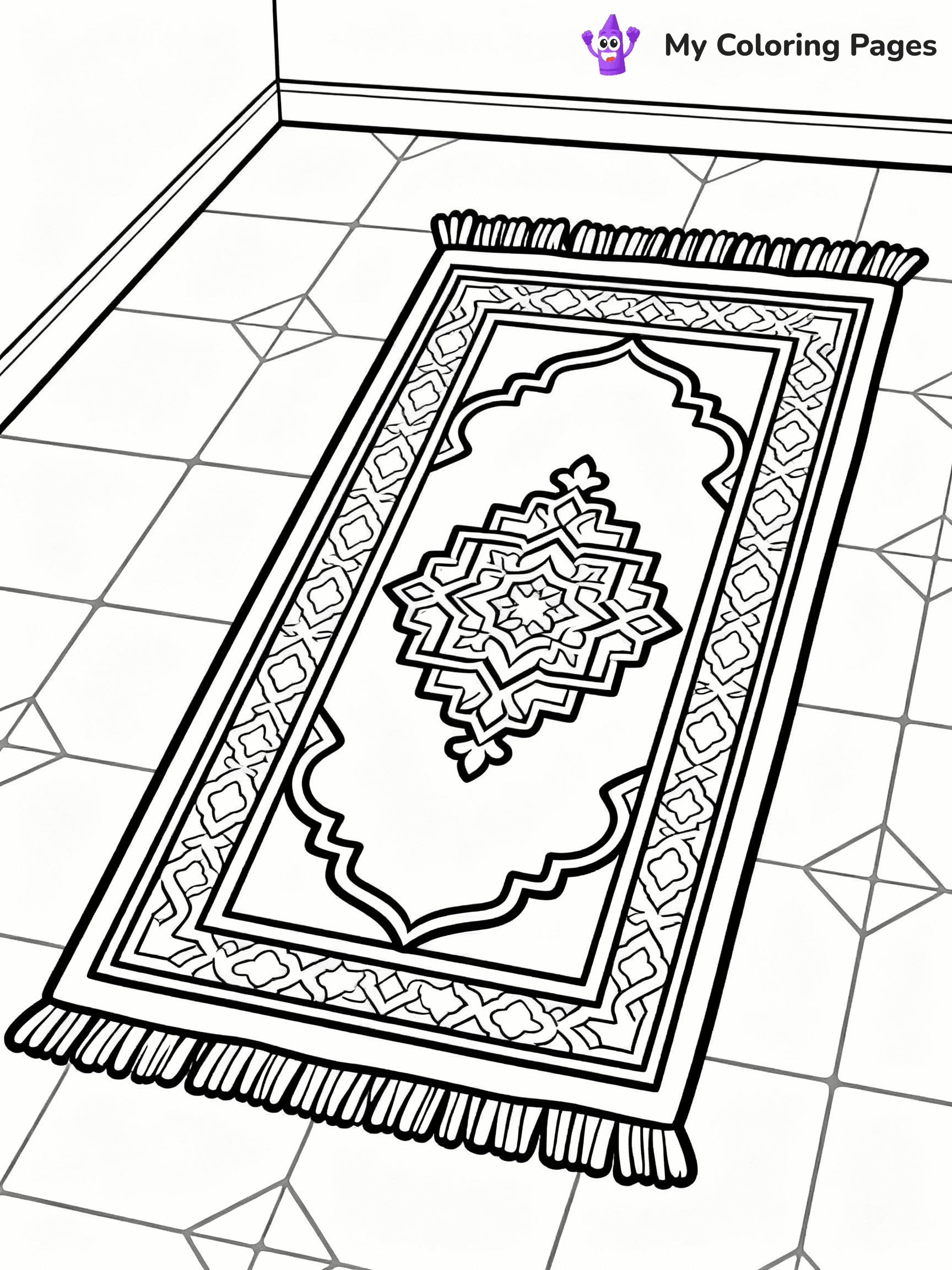 Islamic Coloring Pages - 54