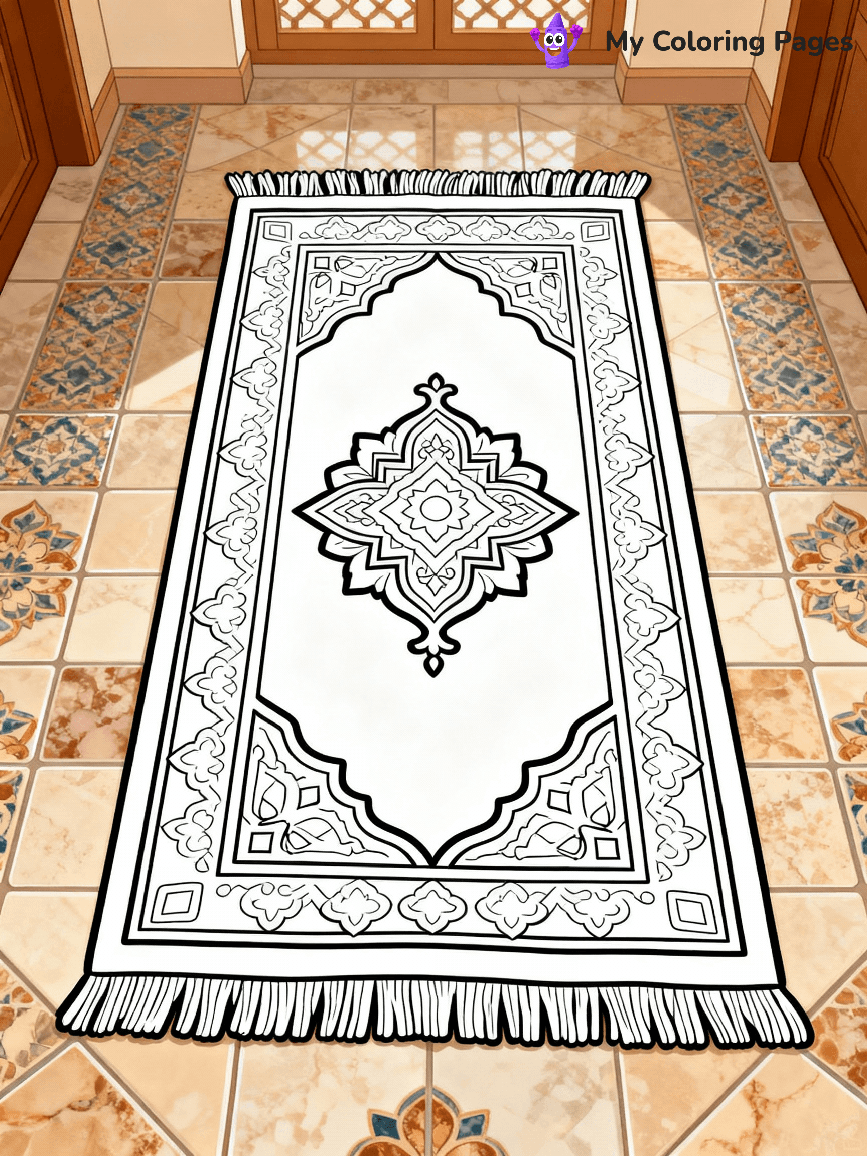 Islamic Coloring Pages - 53
