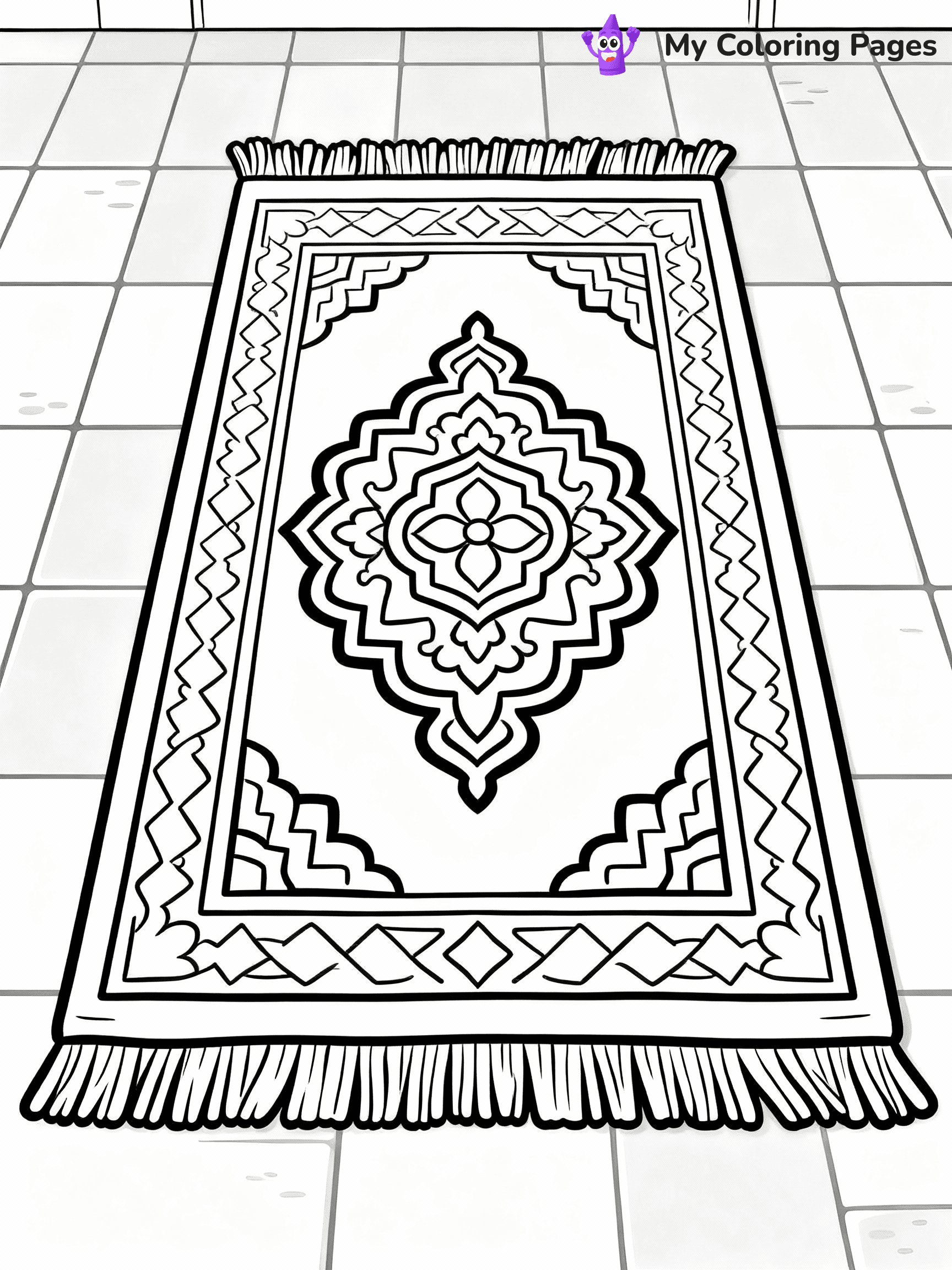 Islamic Coloring Pages - 52