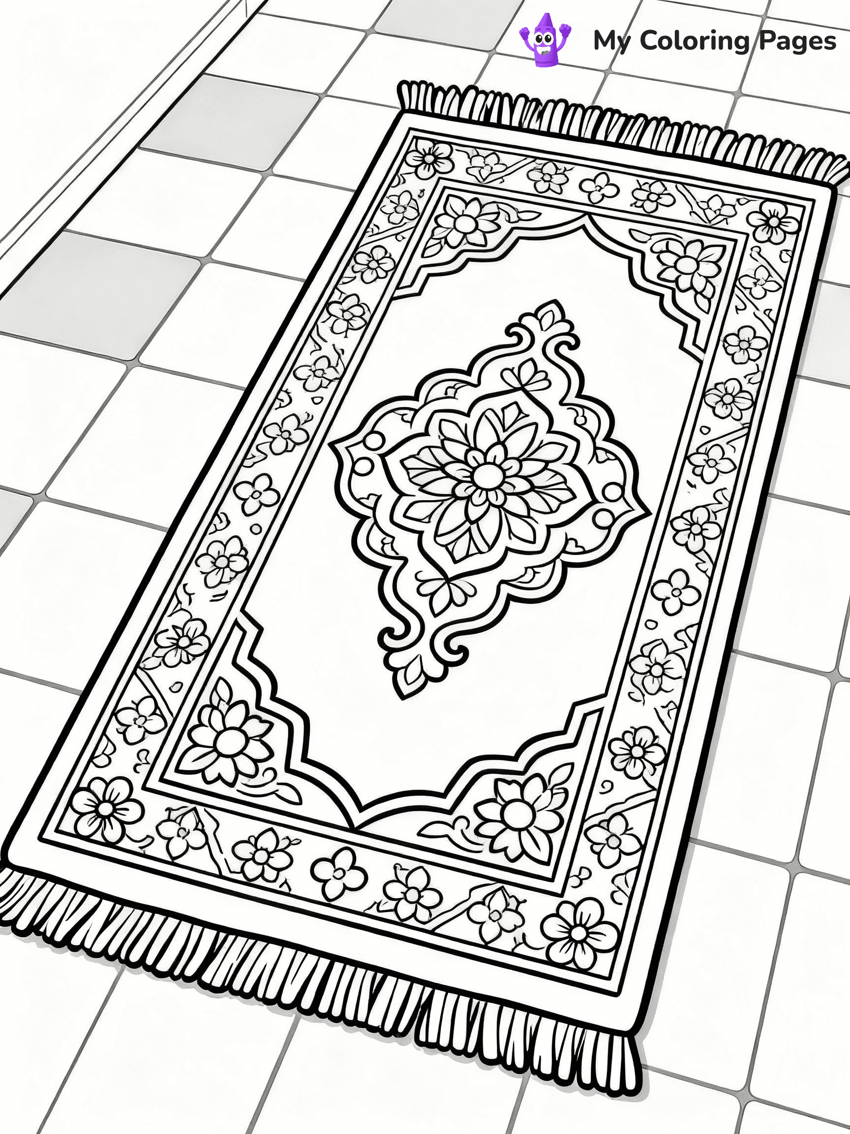 Islamic Coloring Pages - 51