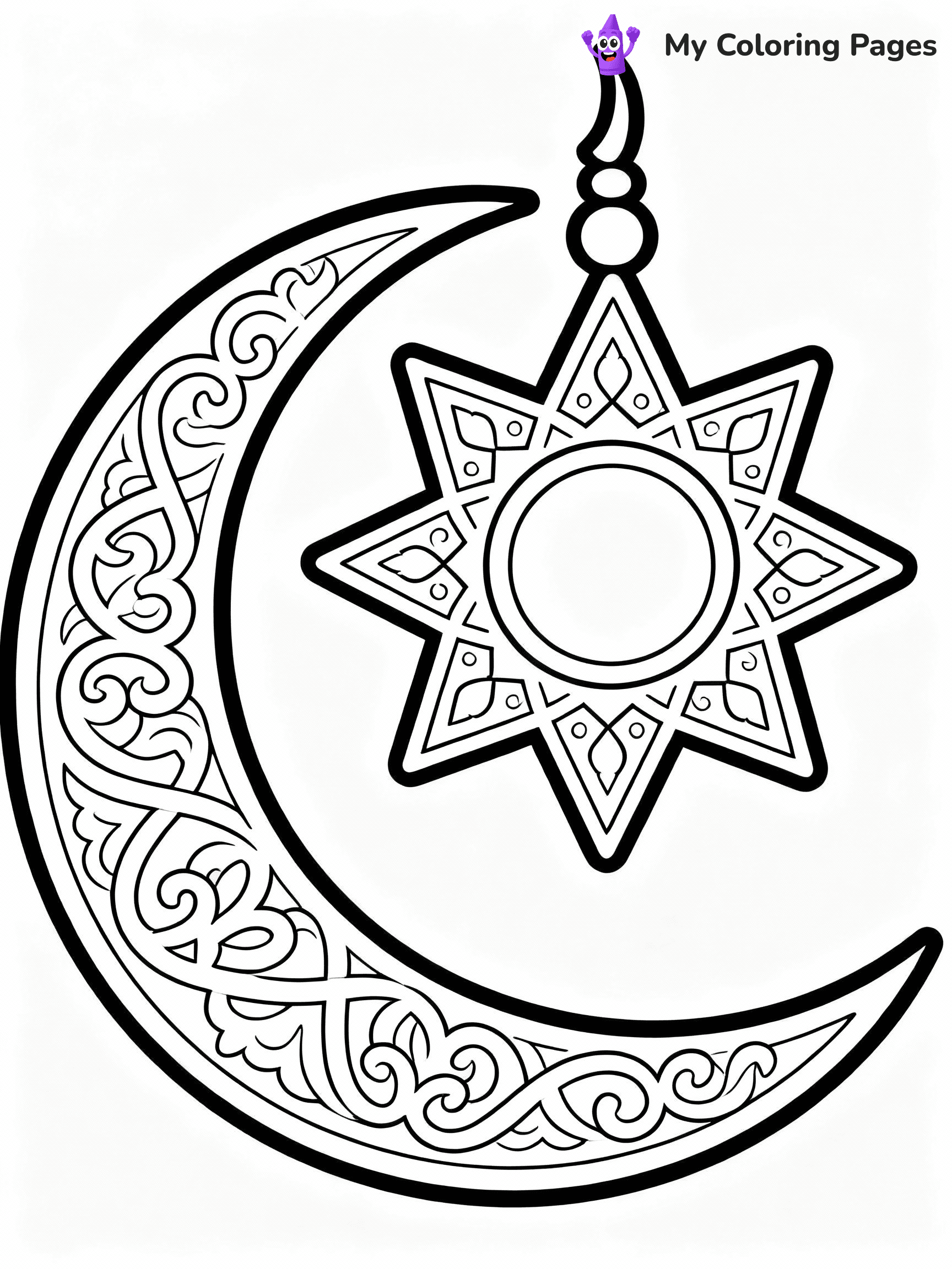 Islamic Coloring Pages - 46