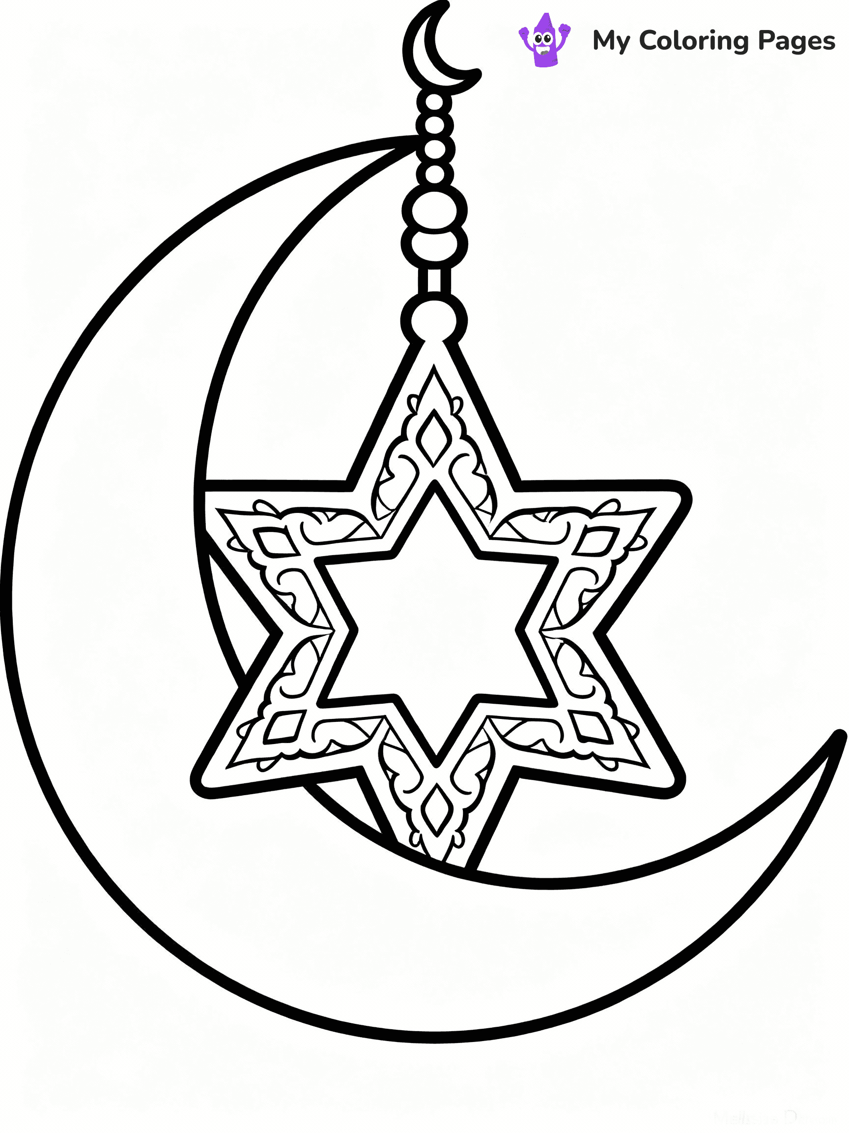 Islamic Coloring Pages - 44