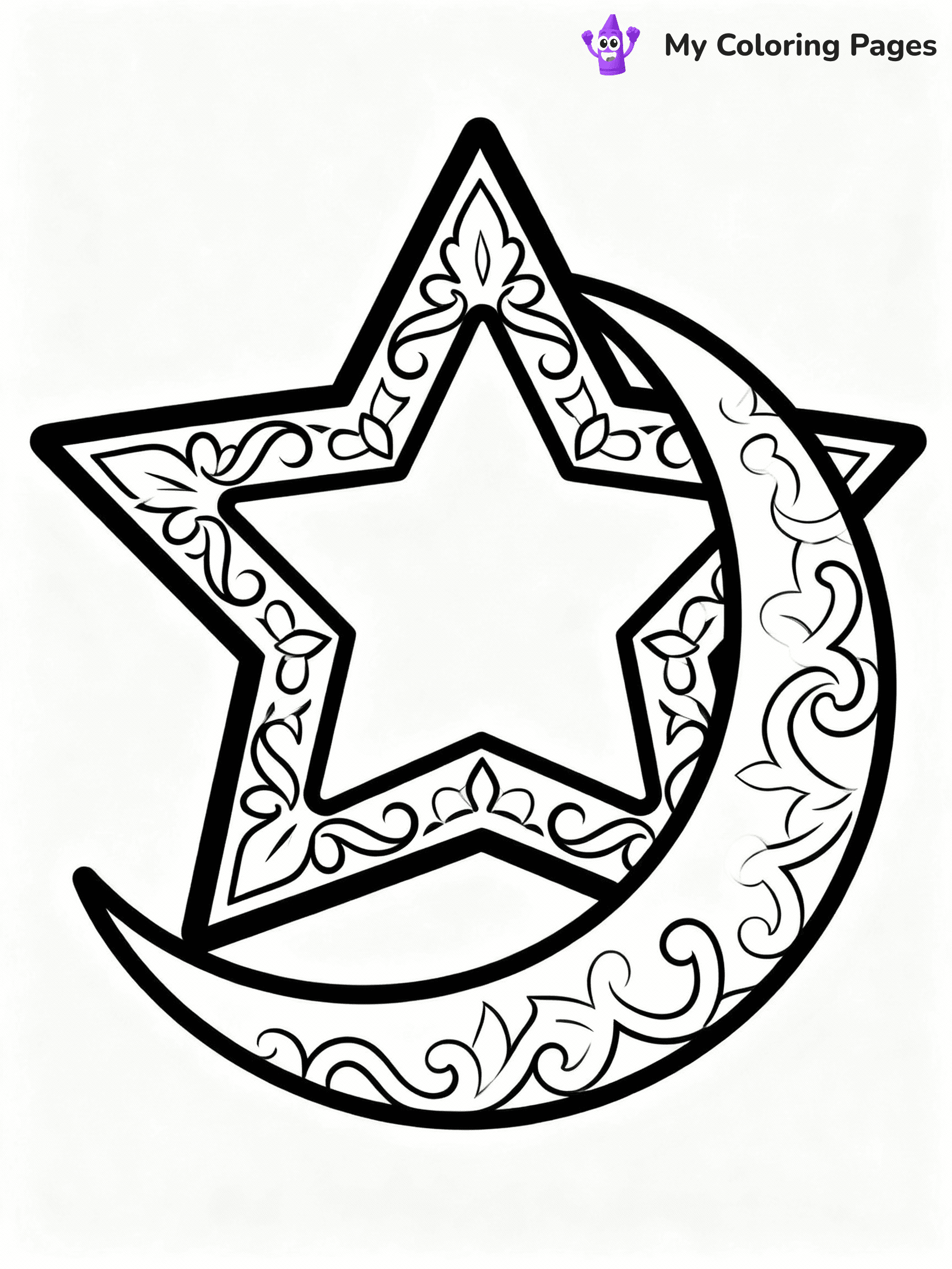 Islamic Coloring Pages - 43