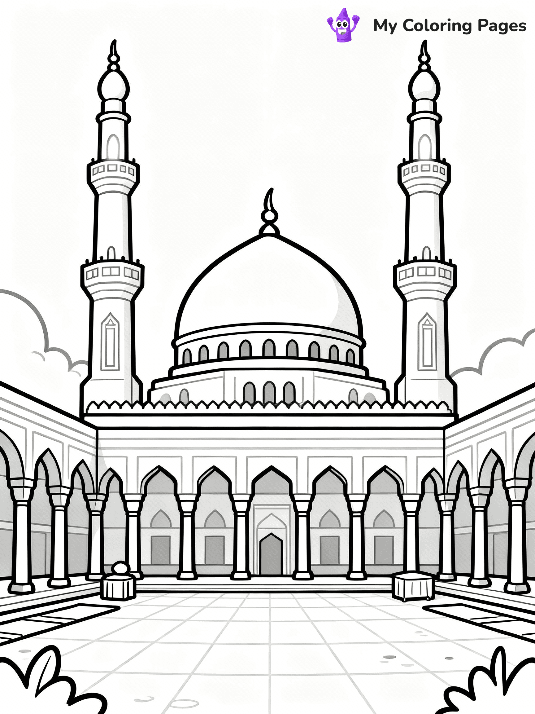 Islamic Coloring Pages - 42