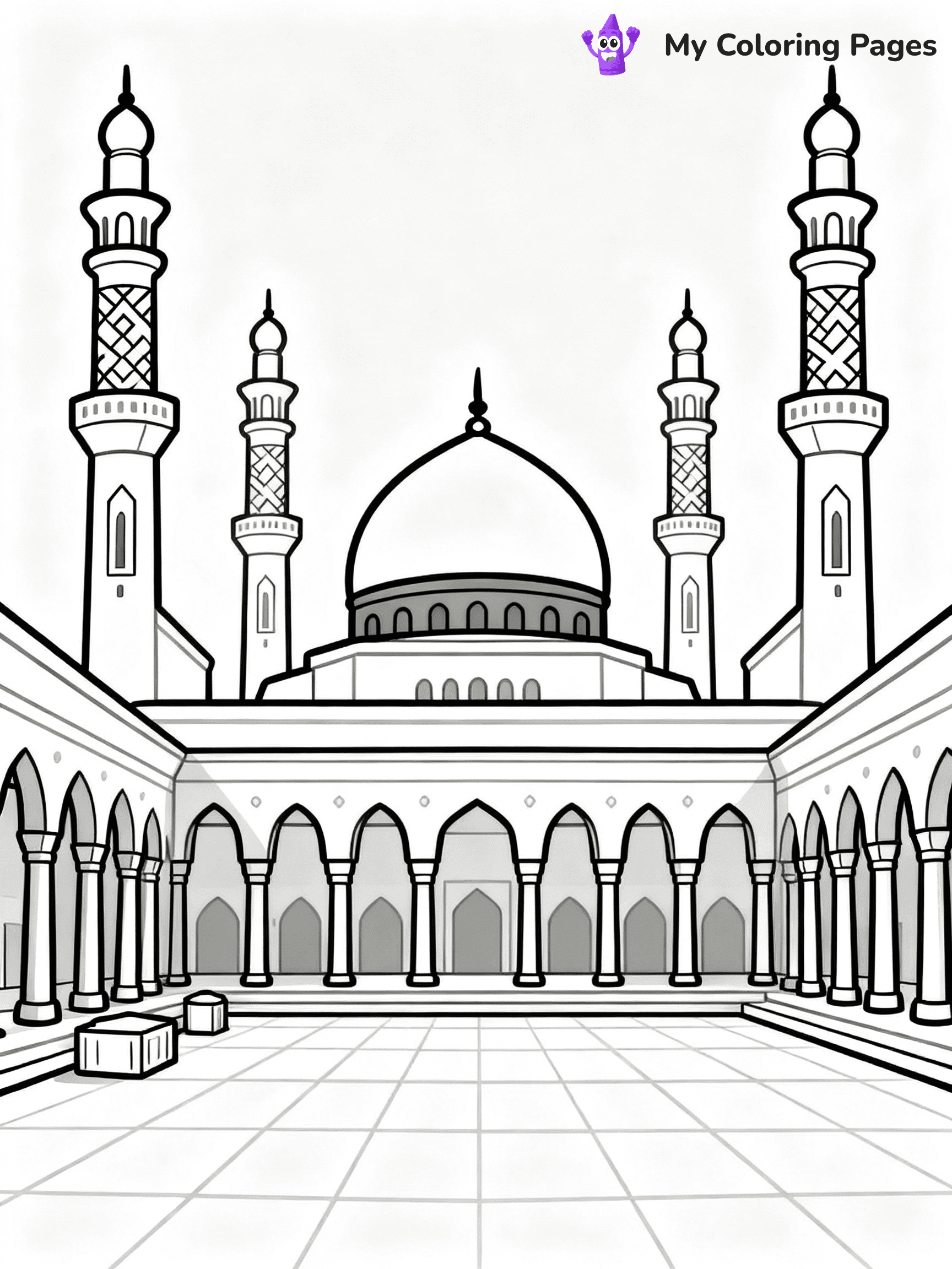 Islamic Coloring Pages - 41