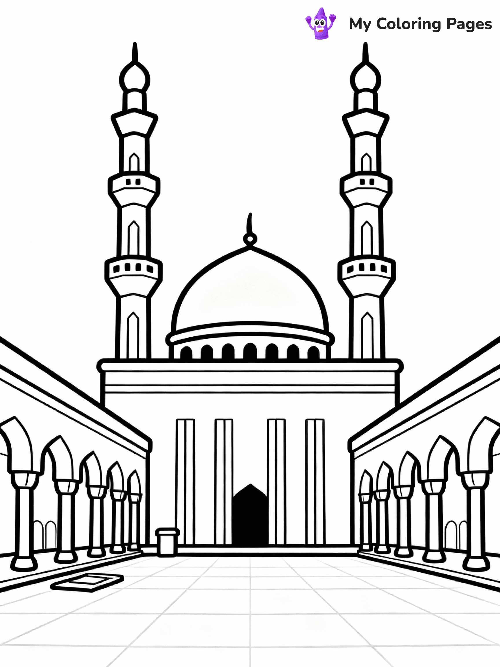 Islamic Coloring Pages - 39