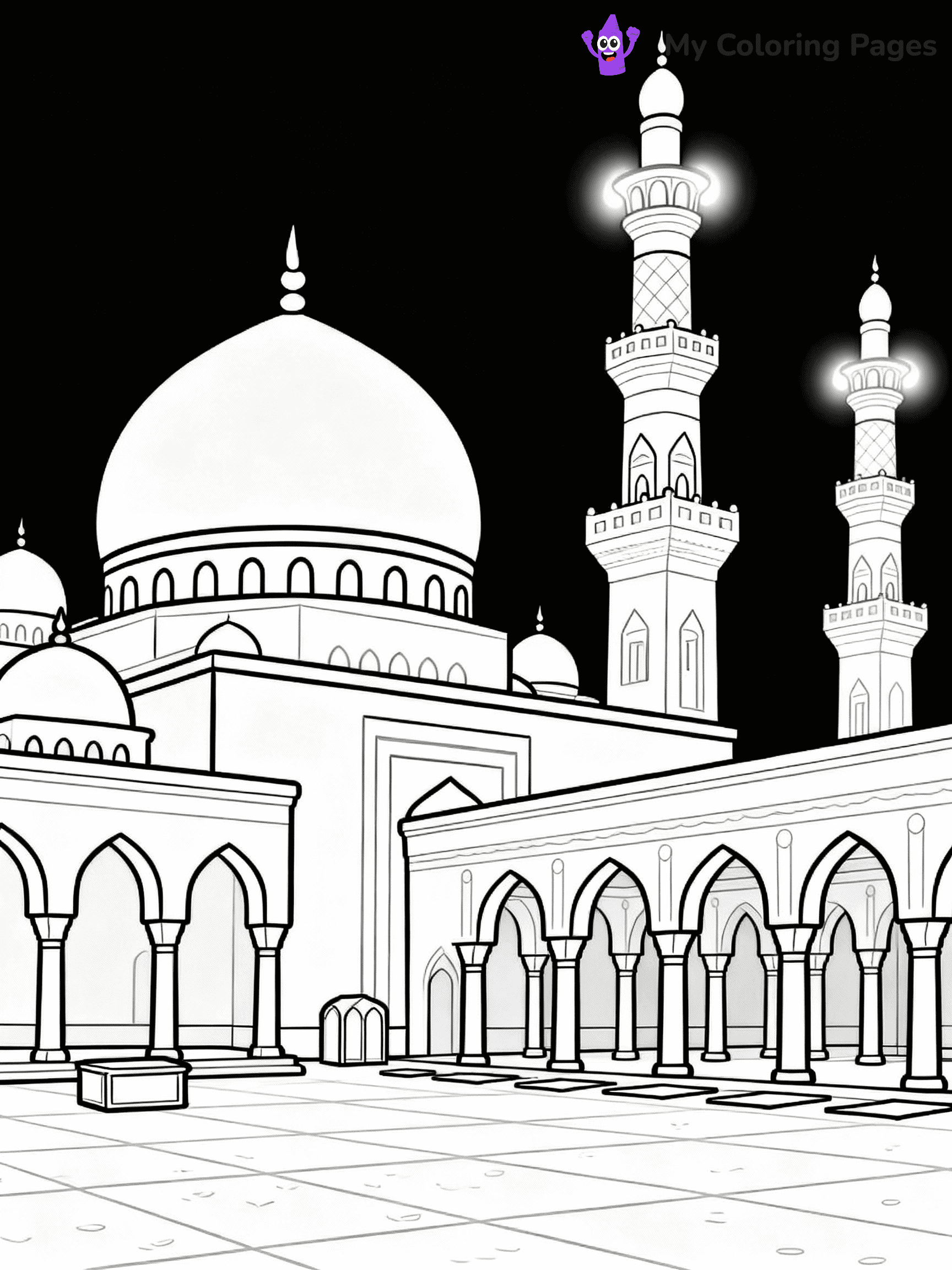 Islamic Coloring Pages - 38