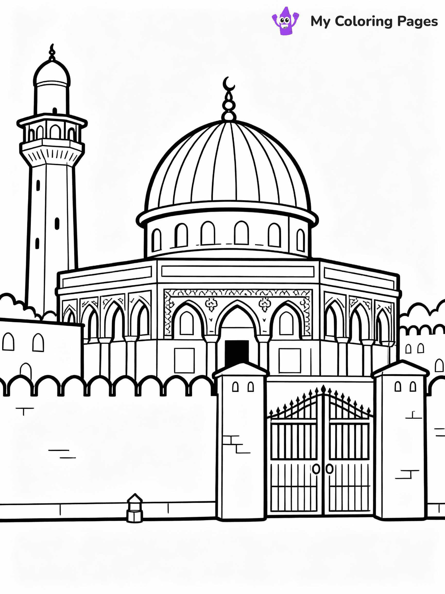 Islamic Coloring Pages - 37