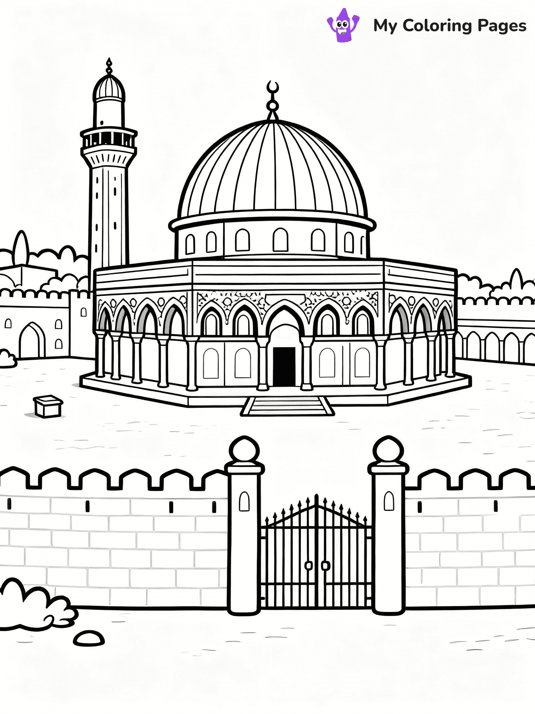 Islamic Coloring Pages - 35