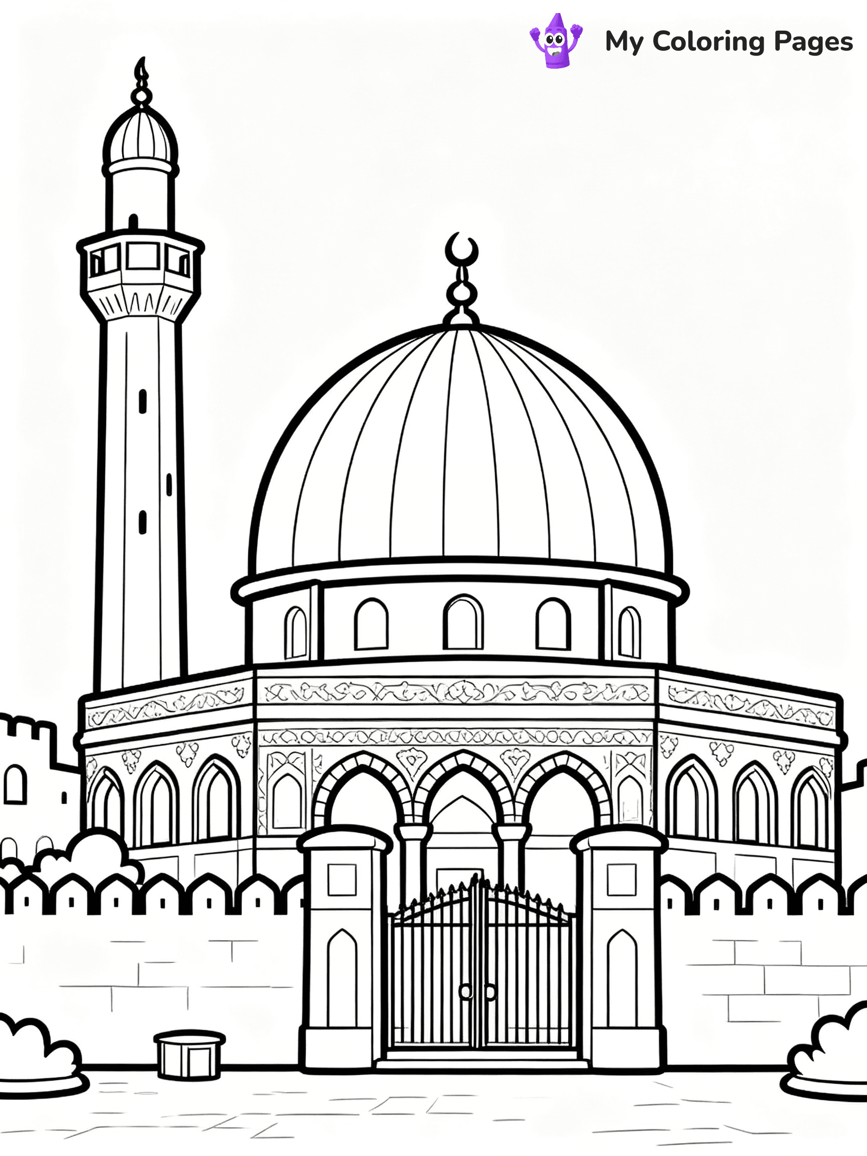 Islamic Coloring Pages - 34
