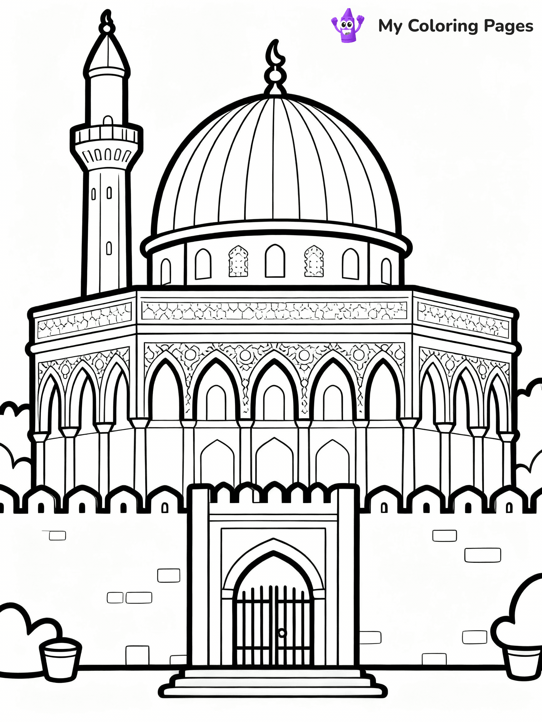Islamic Coloring Pages - 33