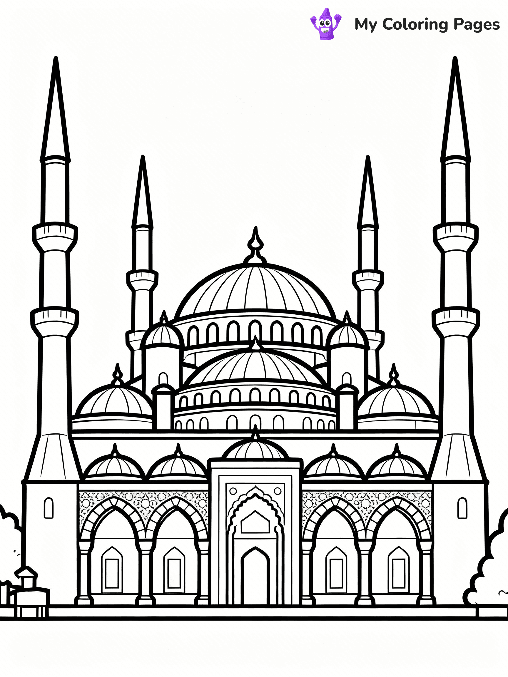 Islamic Coloring Pages - 31