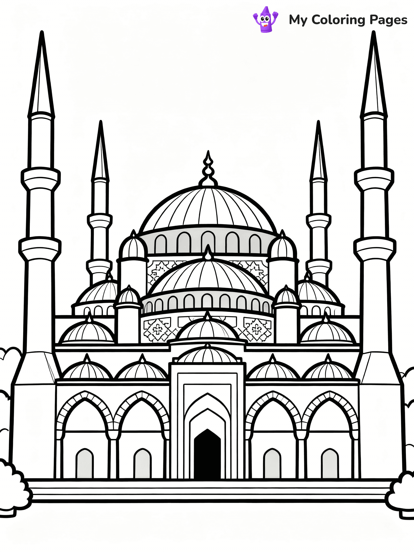 Islamic Coloring Pages - 30