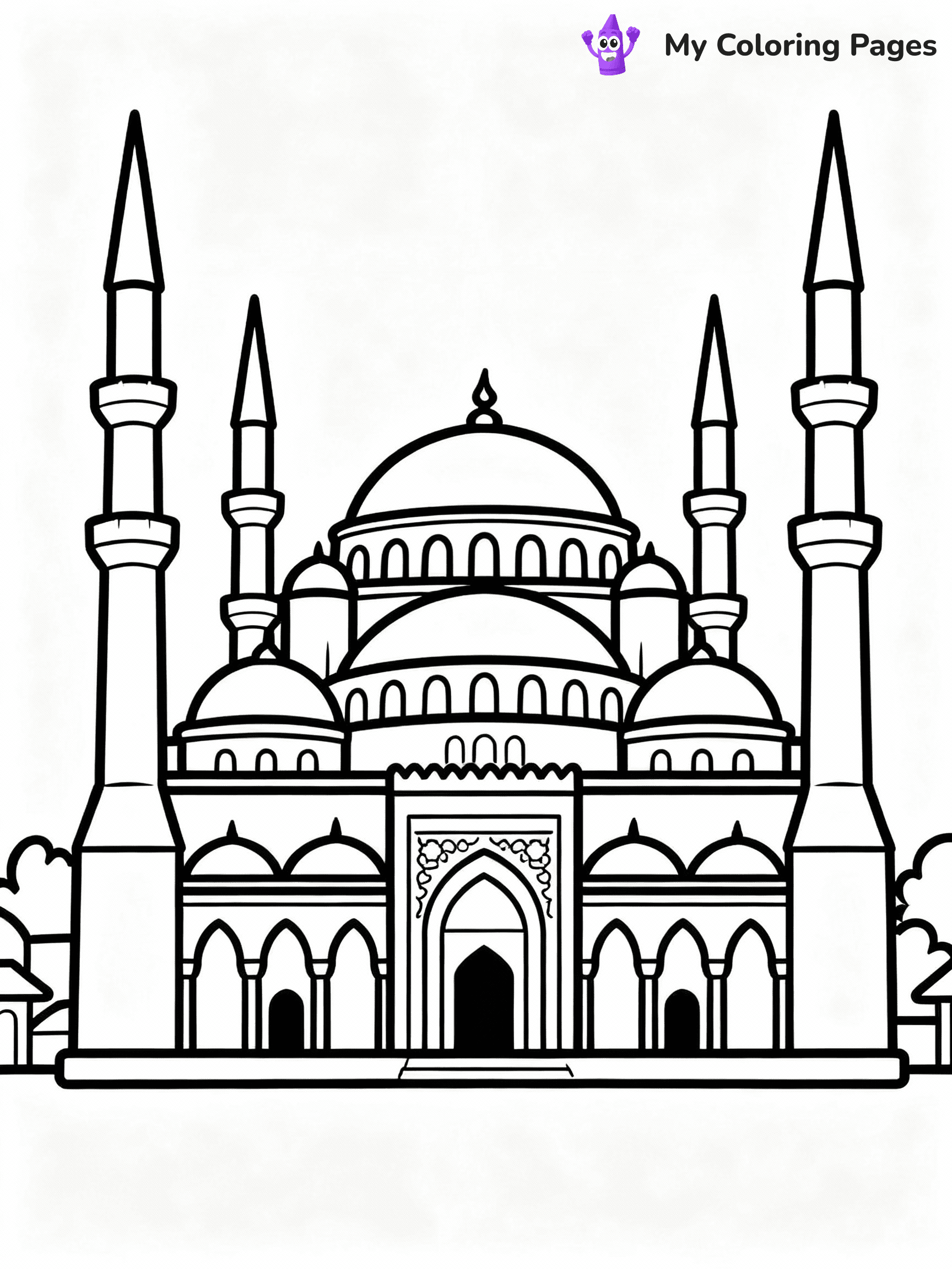 Islamic Coloring Pages - 29
