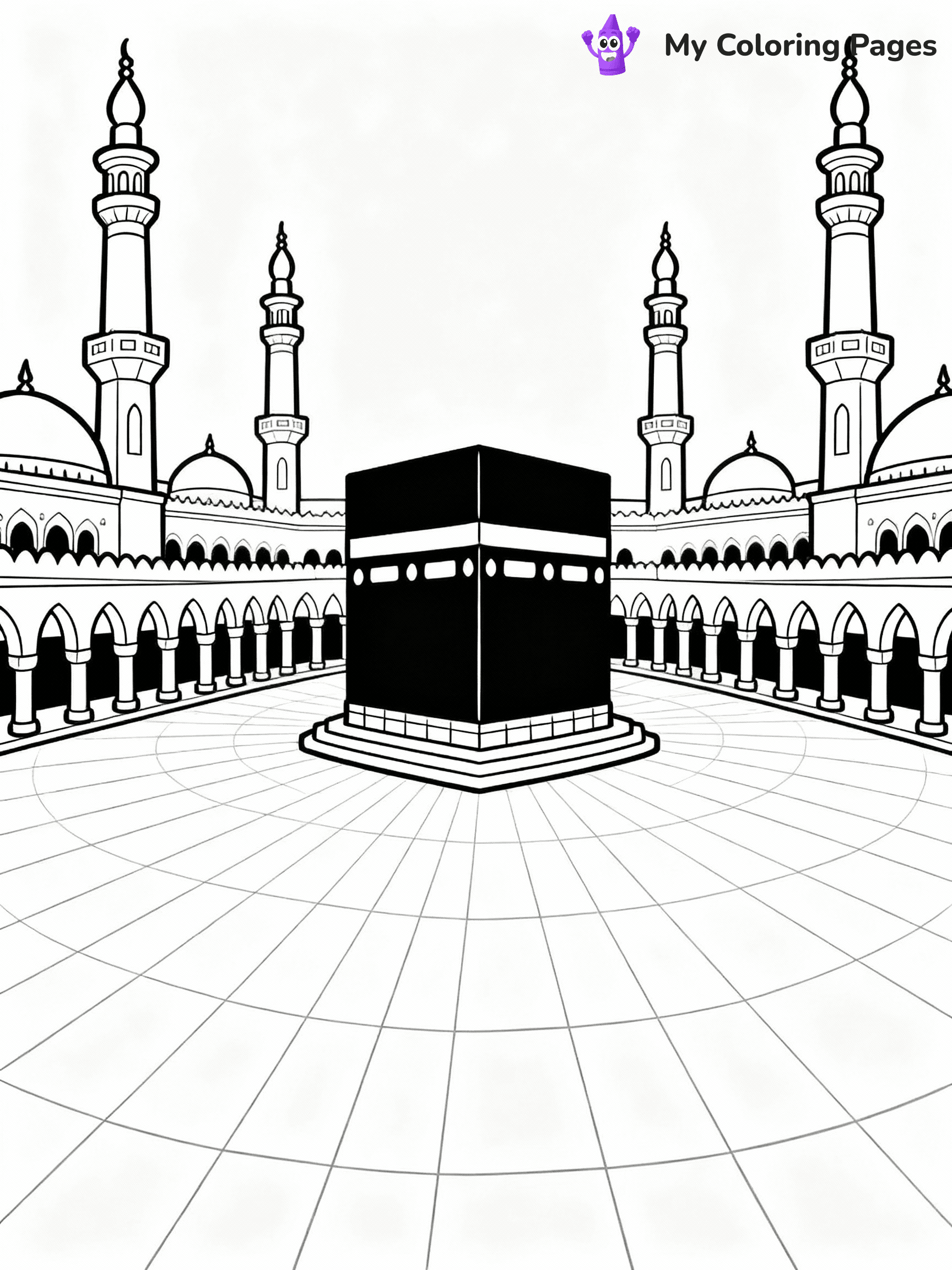 Islamic Coloring Pages - 27