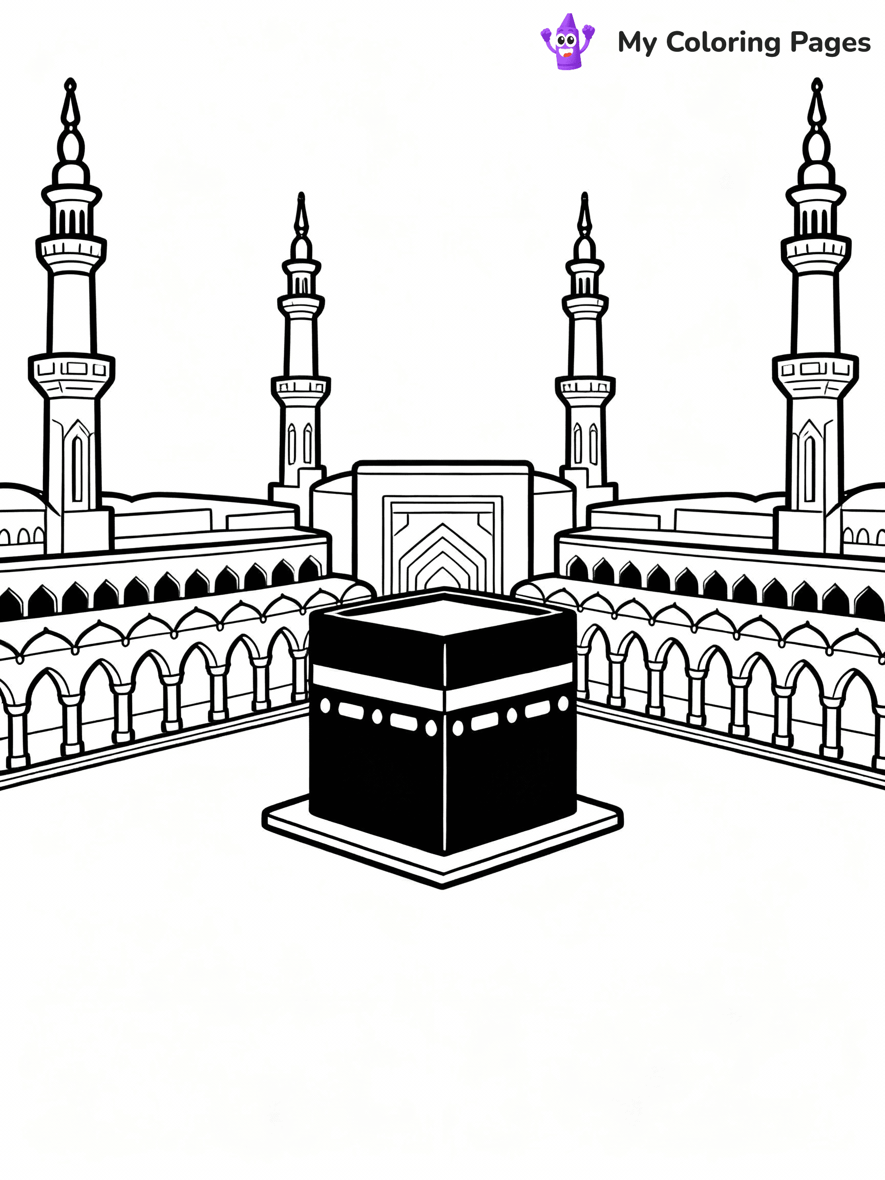 Islamic Coloring Pages - 26