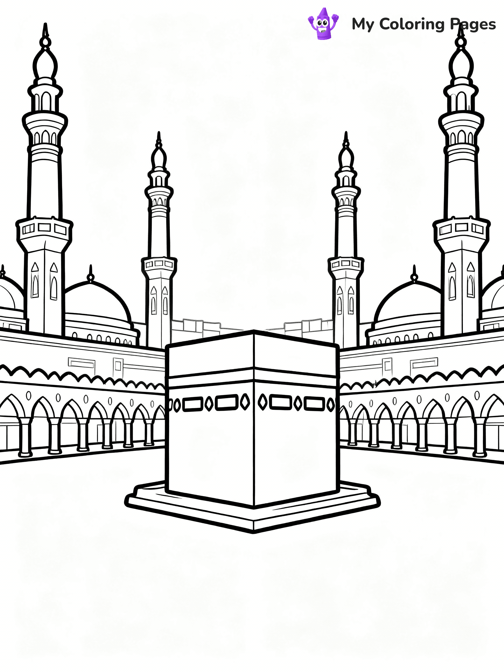 Islamic Coloring Pages - 25