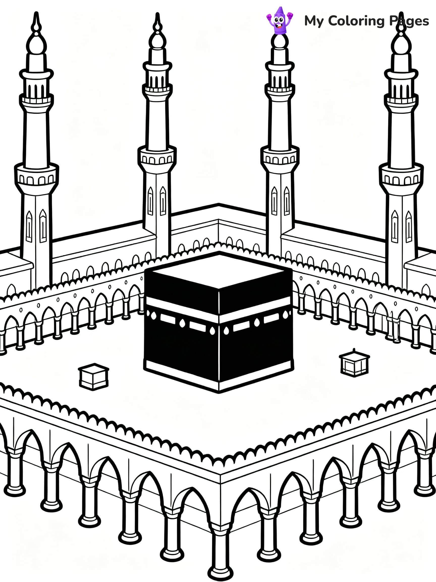 Islamic Coloring Pages - 24