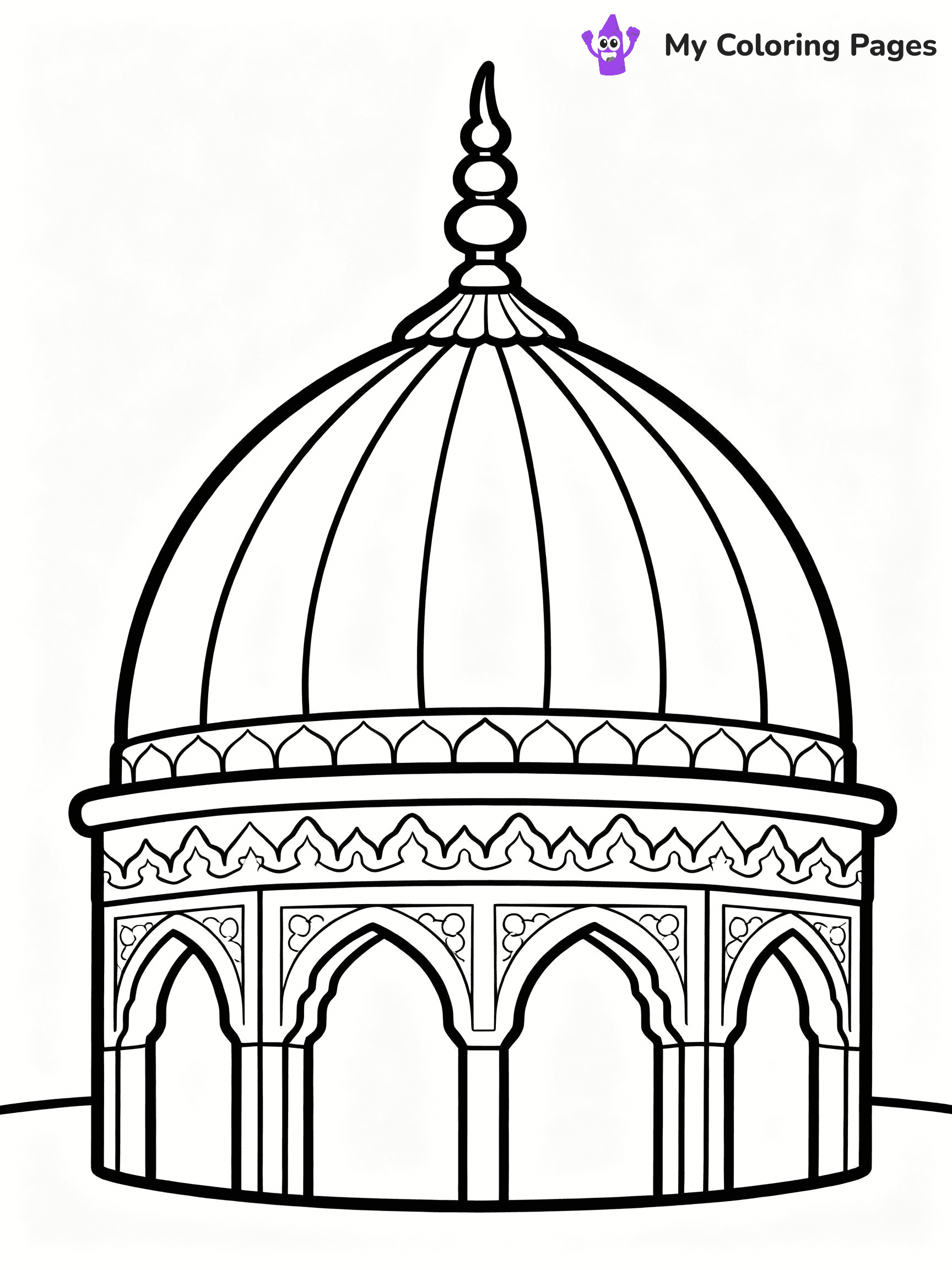 Islamic Coloring Pages - 23