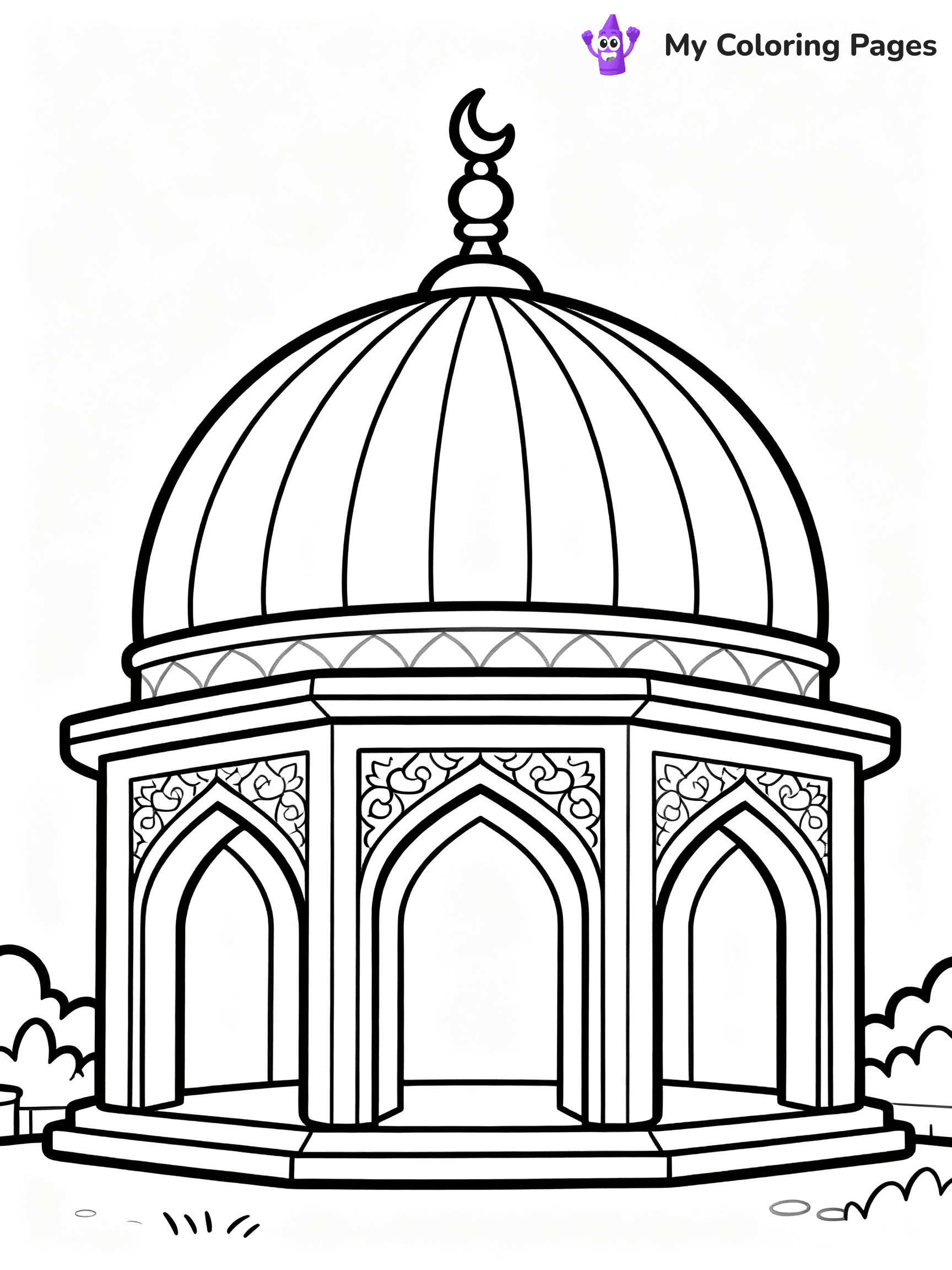 Islamic Coloring Pages - 22