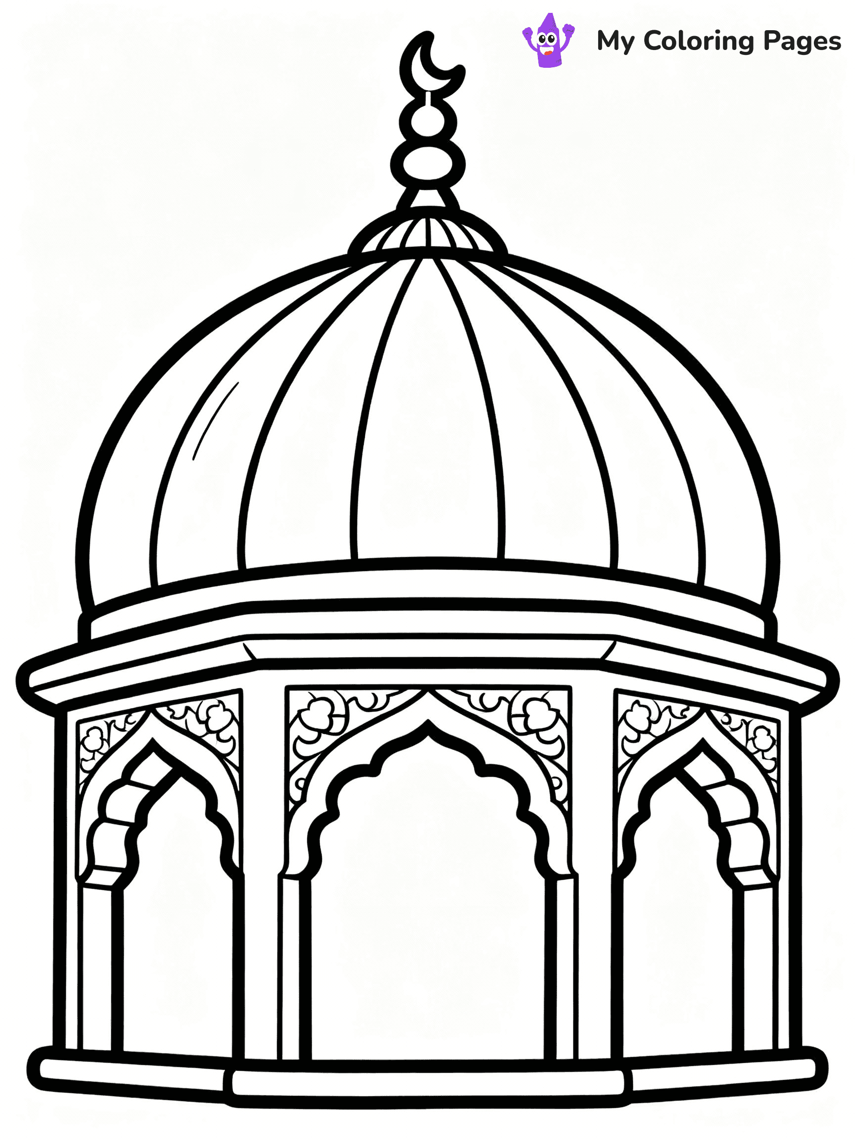 Islamic Coloring Pages - 21