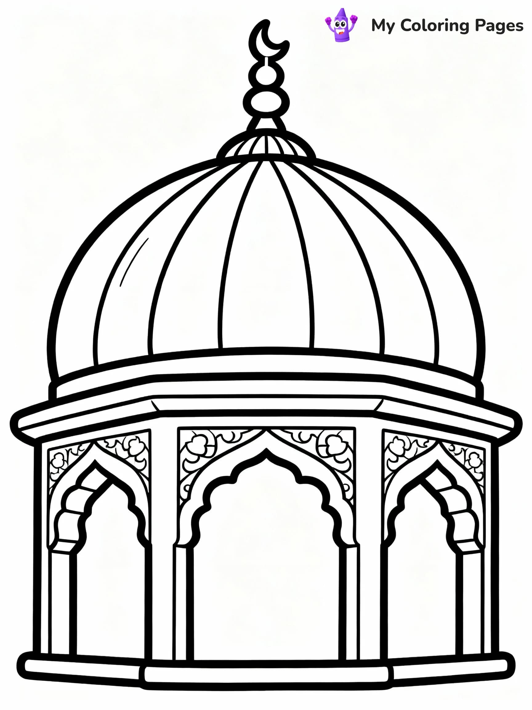 Islamic Coloring Pages - 21