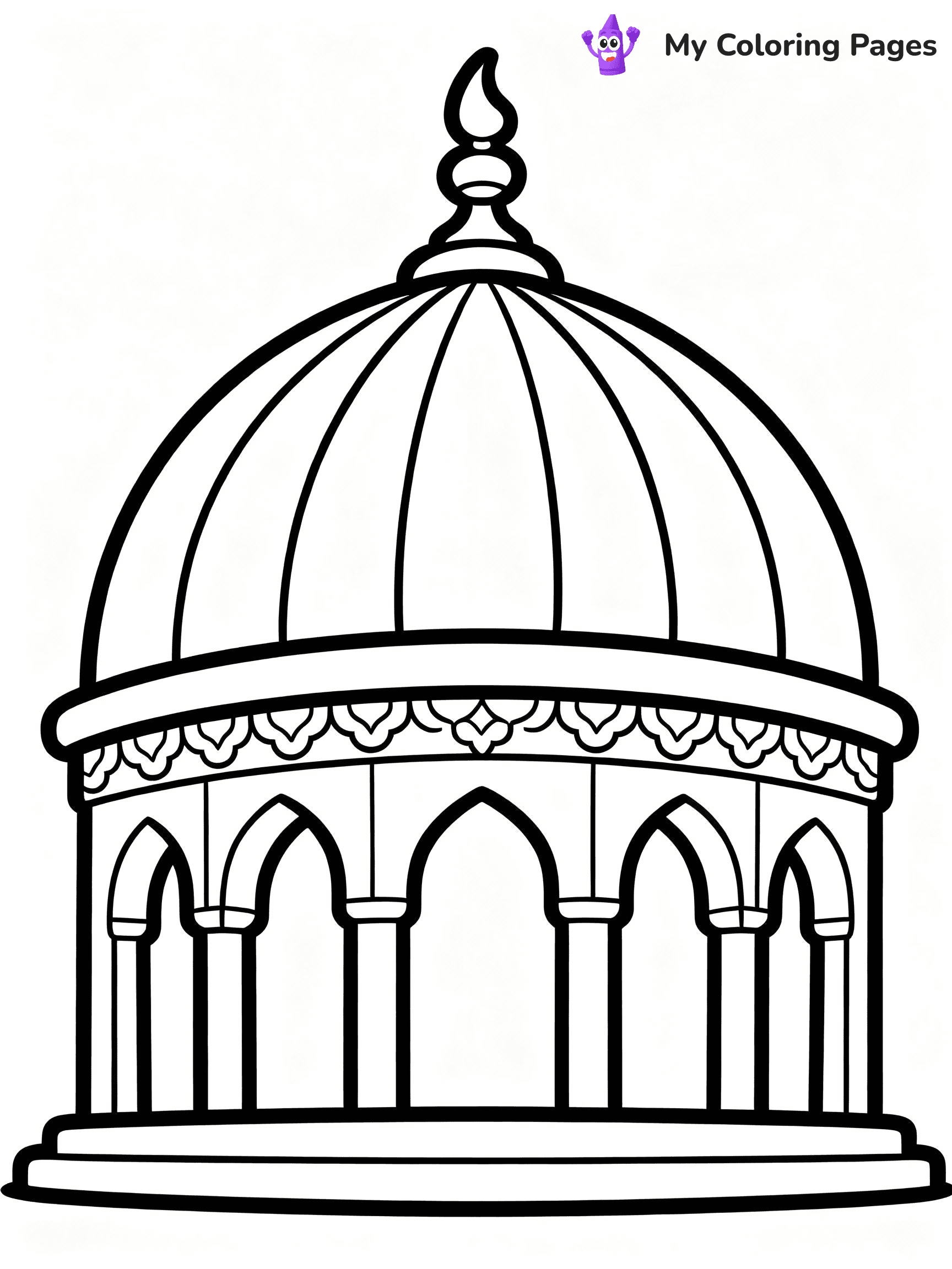 Islamic Coloring Pages - 20