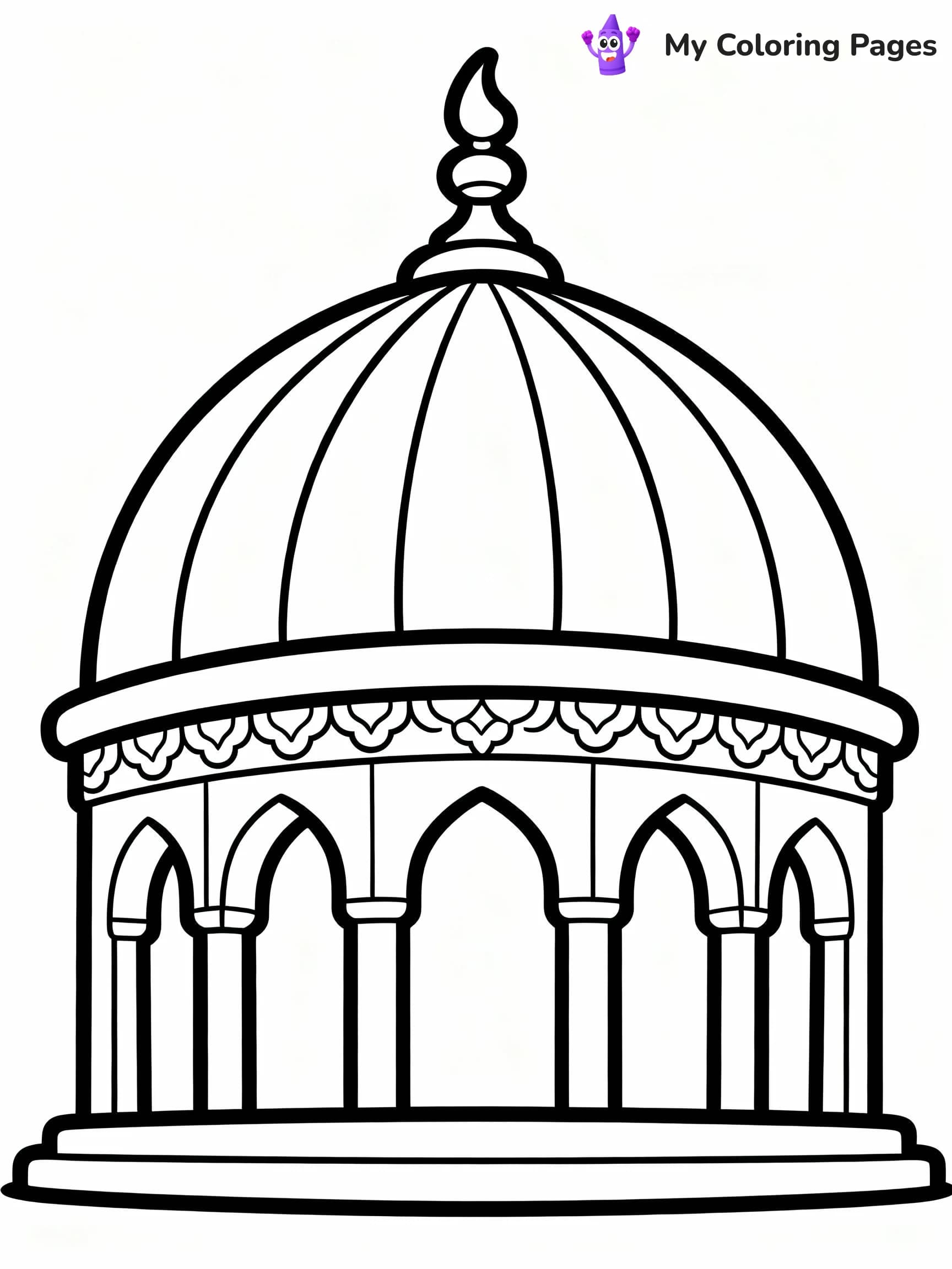 Islamic Coloring Pages - 20