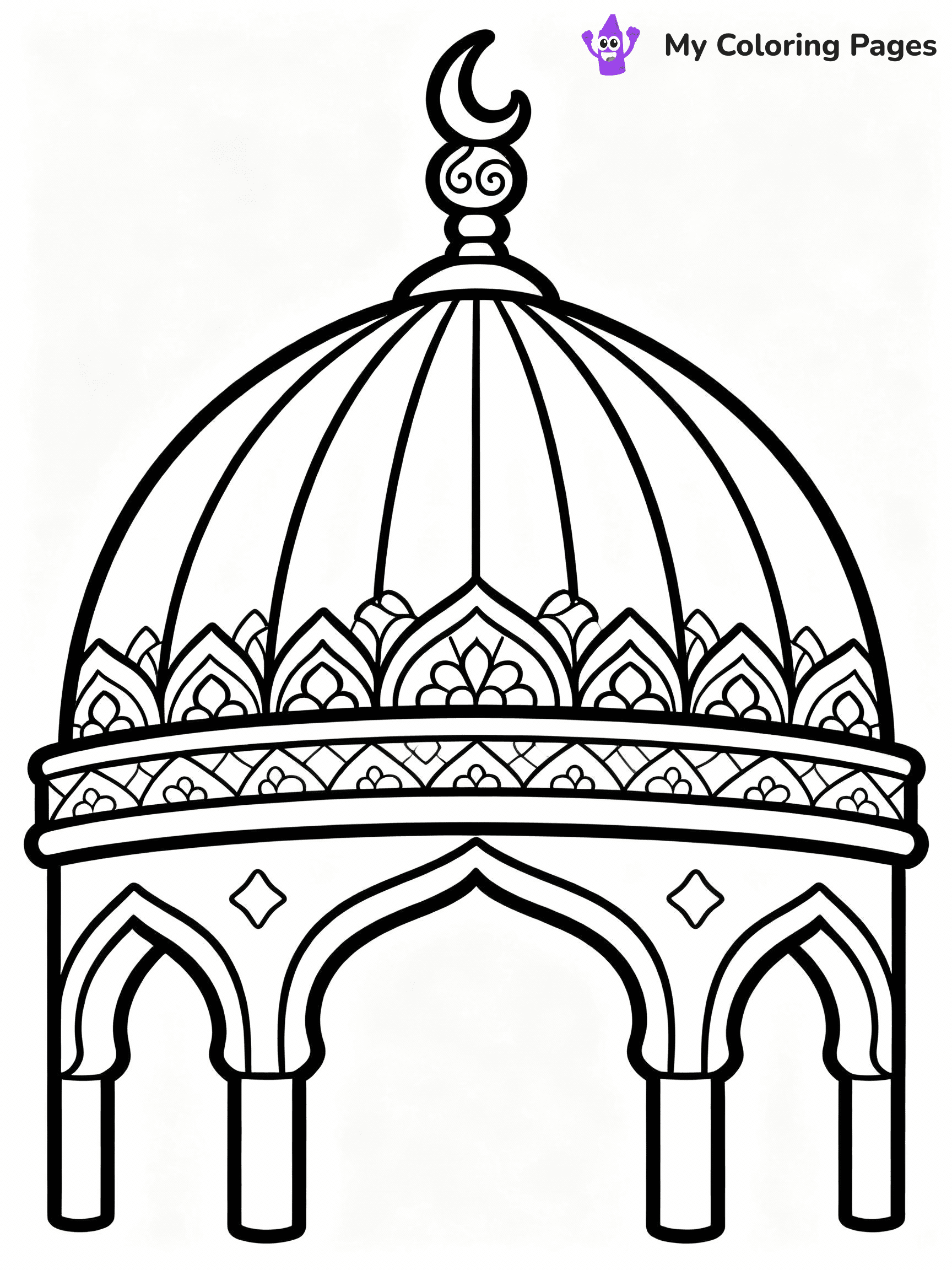 Islamic Coloring Pages - 19